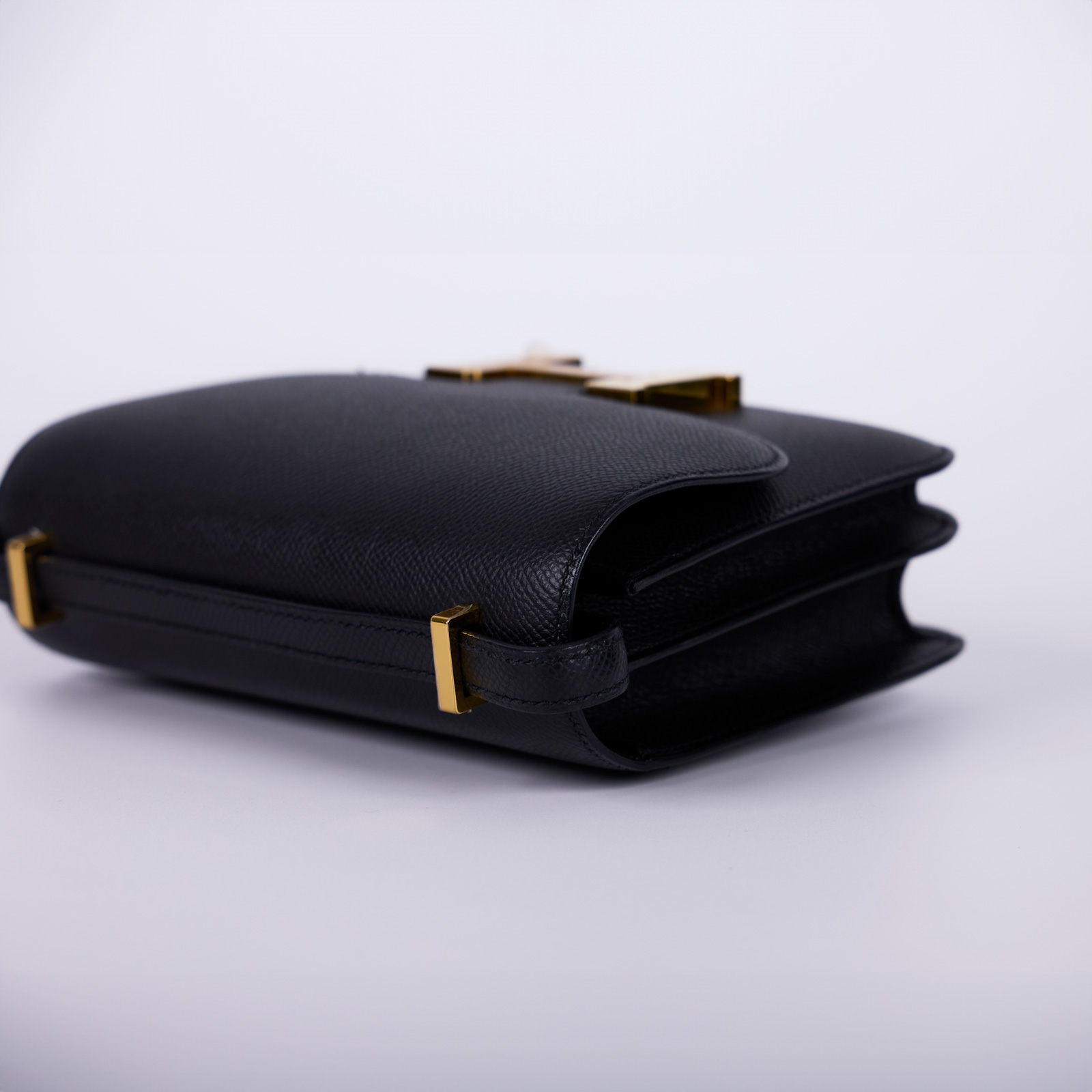 愛馬仕 Hermes Constance Bag 康康包 MIni 18 CN18 黑金CONSTANCE MINI 防塵袋