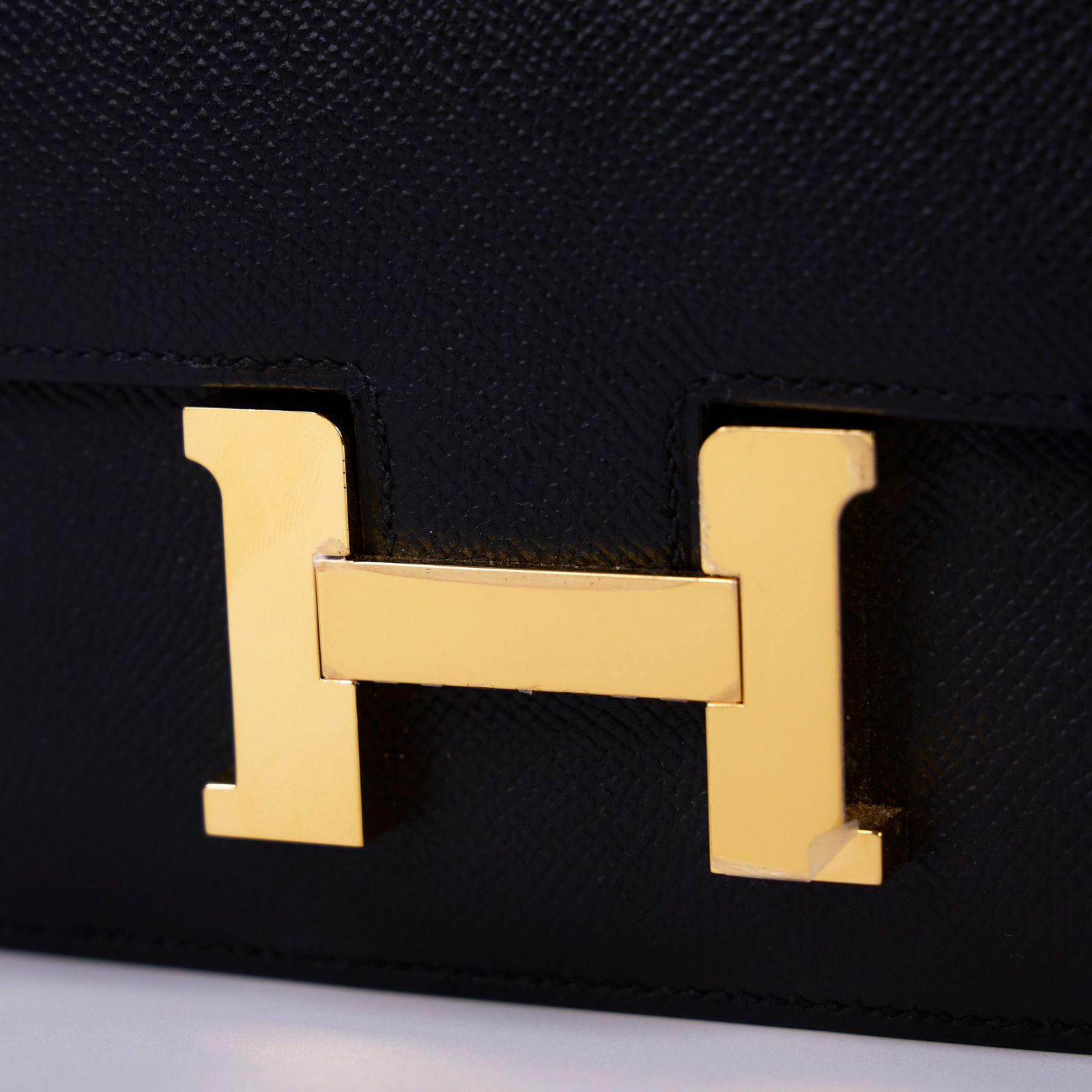 愛馬仕 Hermes Constance Bag 康康包 MIni 18 CN18 黑金CONSTANCE MINI 防塵袋