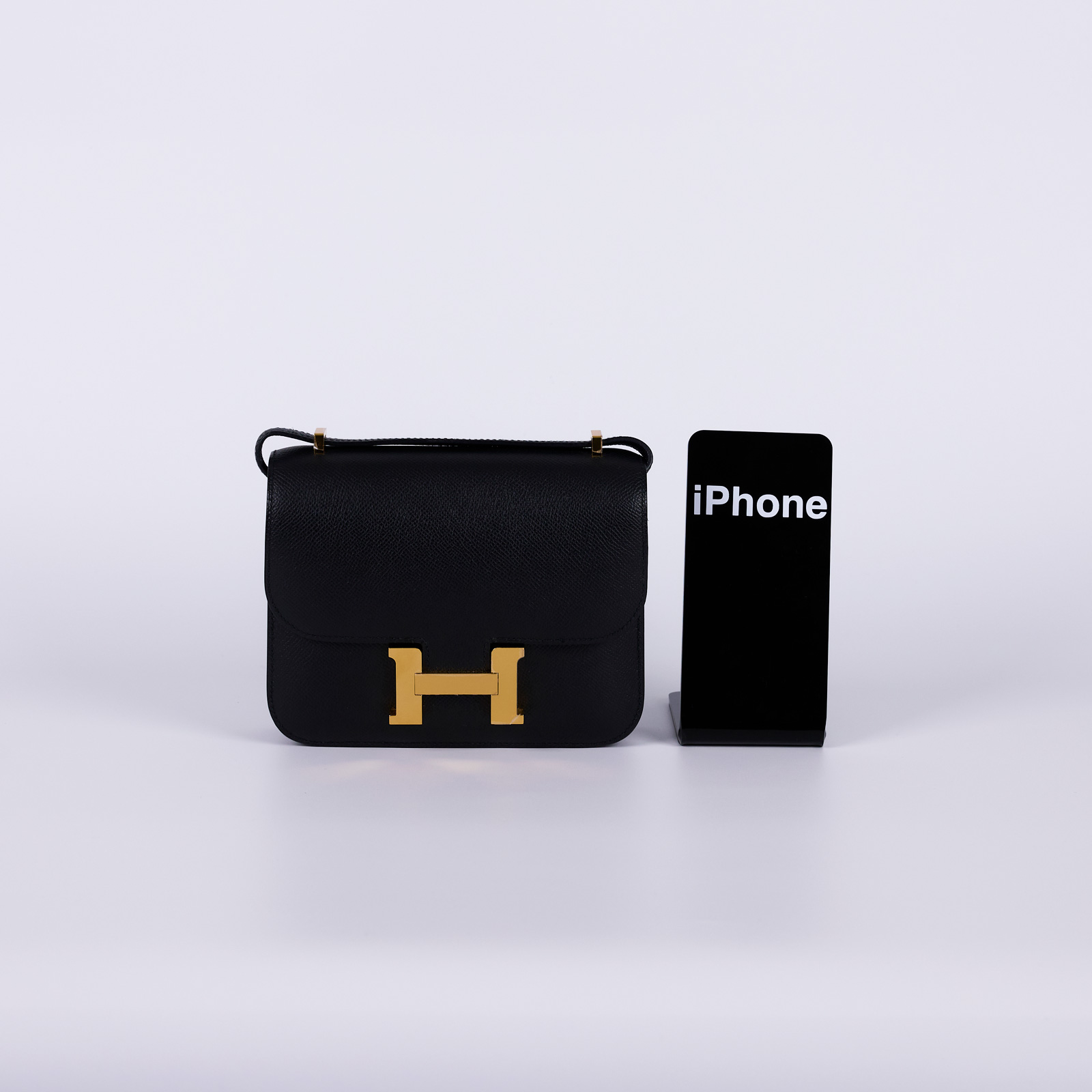 愛馬仕 Hermes Constance Bag 康康包 MIni 18 CN18 黑金CONSTANCE MINI 防塵袋