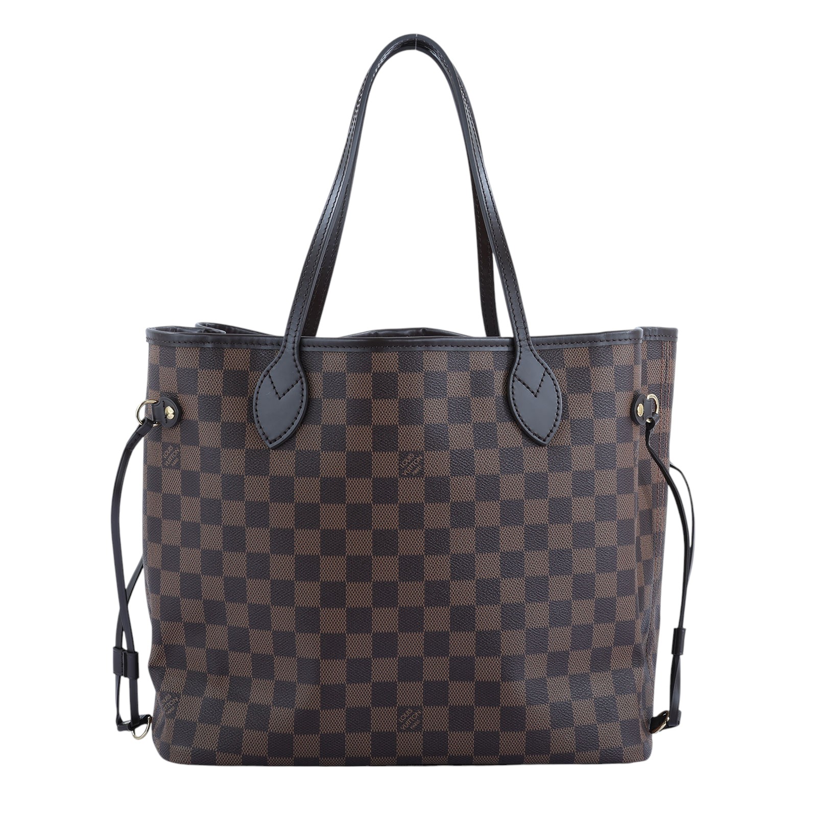 路易威登 LOUIS VUITTON 棕棋盤 Neverfull MM 托特包 N41358 晶片款 棕棋盤 Neverfull MM 防塵袋/原廠盒子