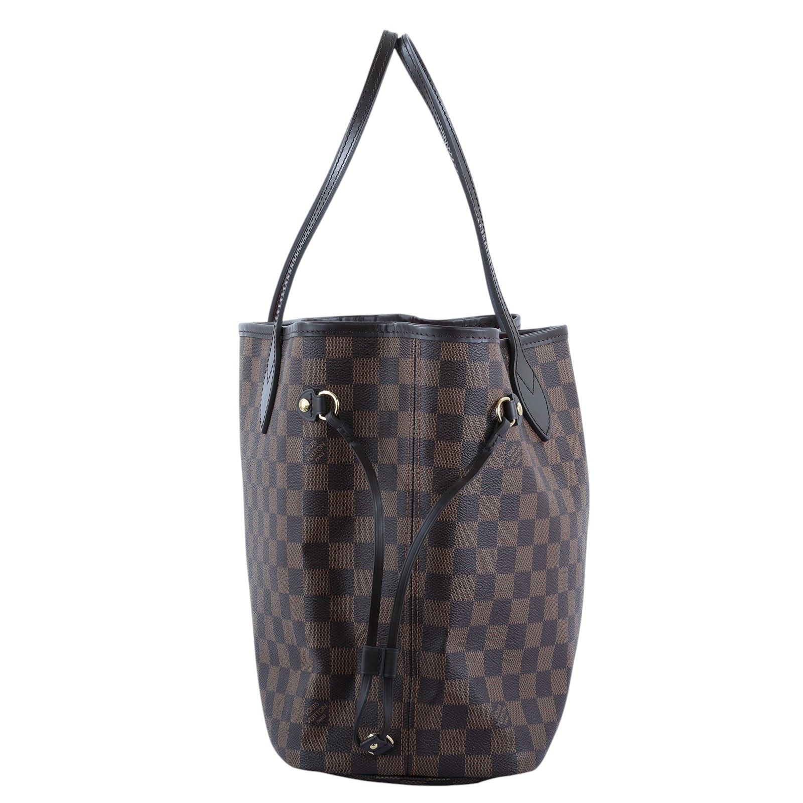 路易威登 LOUIS VUITTON 棕棋盤 Neverfull MM 托特包 N41358 晶片款 棕棋盤 Neverfull MM 防塵袋/原廠盒子