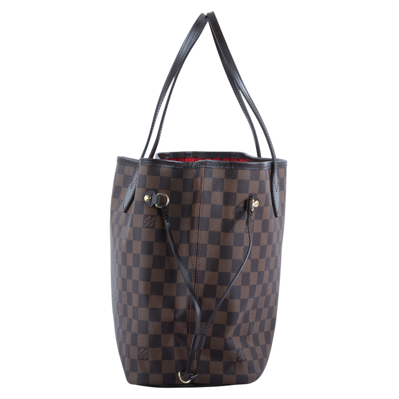 路易威登 LOUIS VUITTON 棕棋盤 Neverfull MM 托特包 N41358 晶片款 棕棋盤 Neverfull MM 防塵袋/原廠盒子