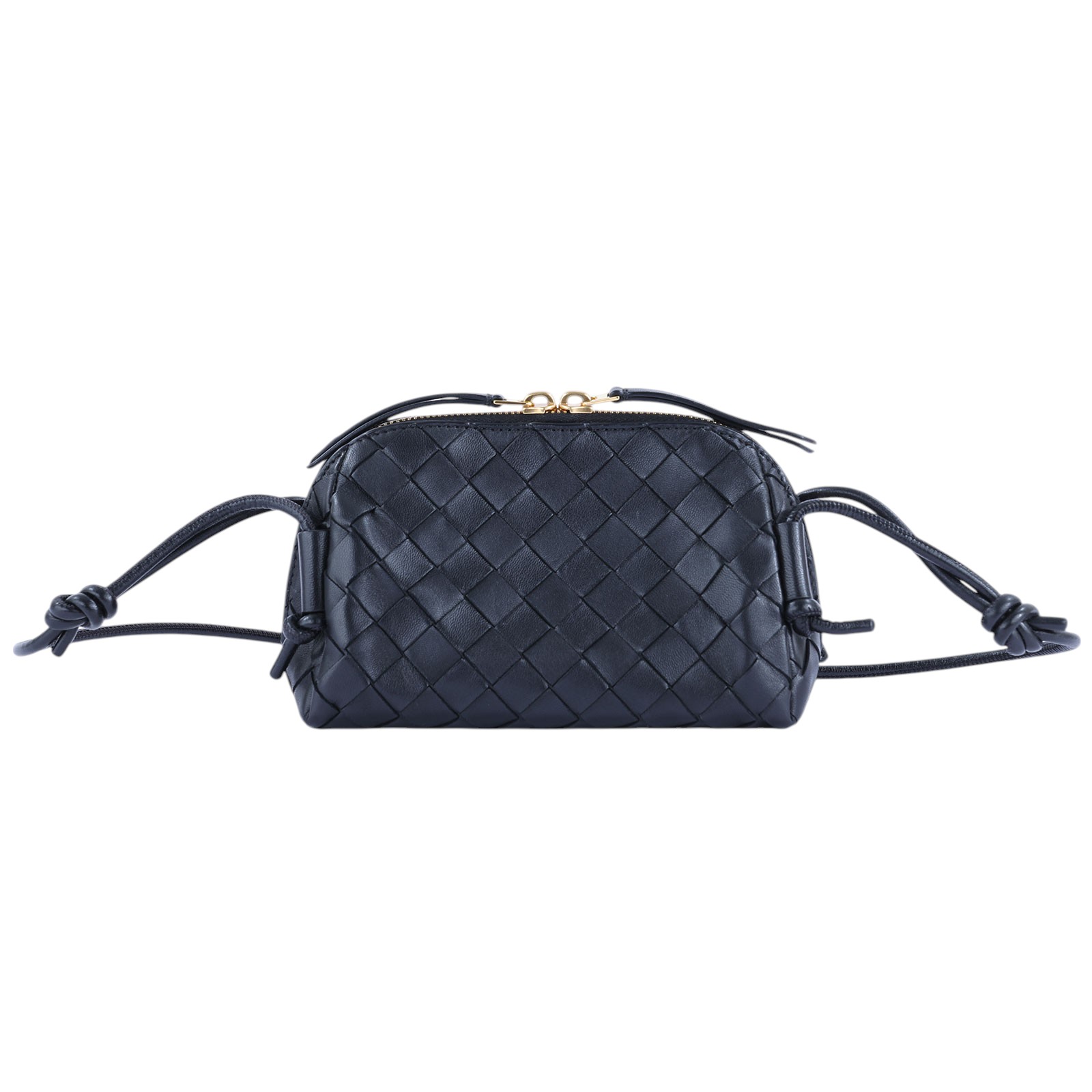 寶緹嘉 BOTTEGA VENETA Intrecciato Concert Pouch 肩背包 794258 黑Concert Pouch 防塵袋