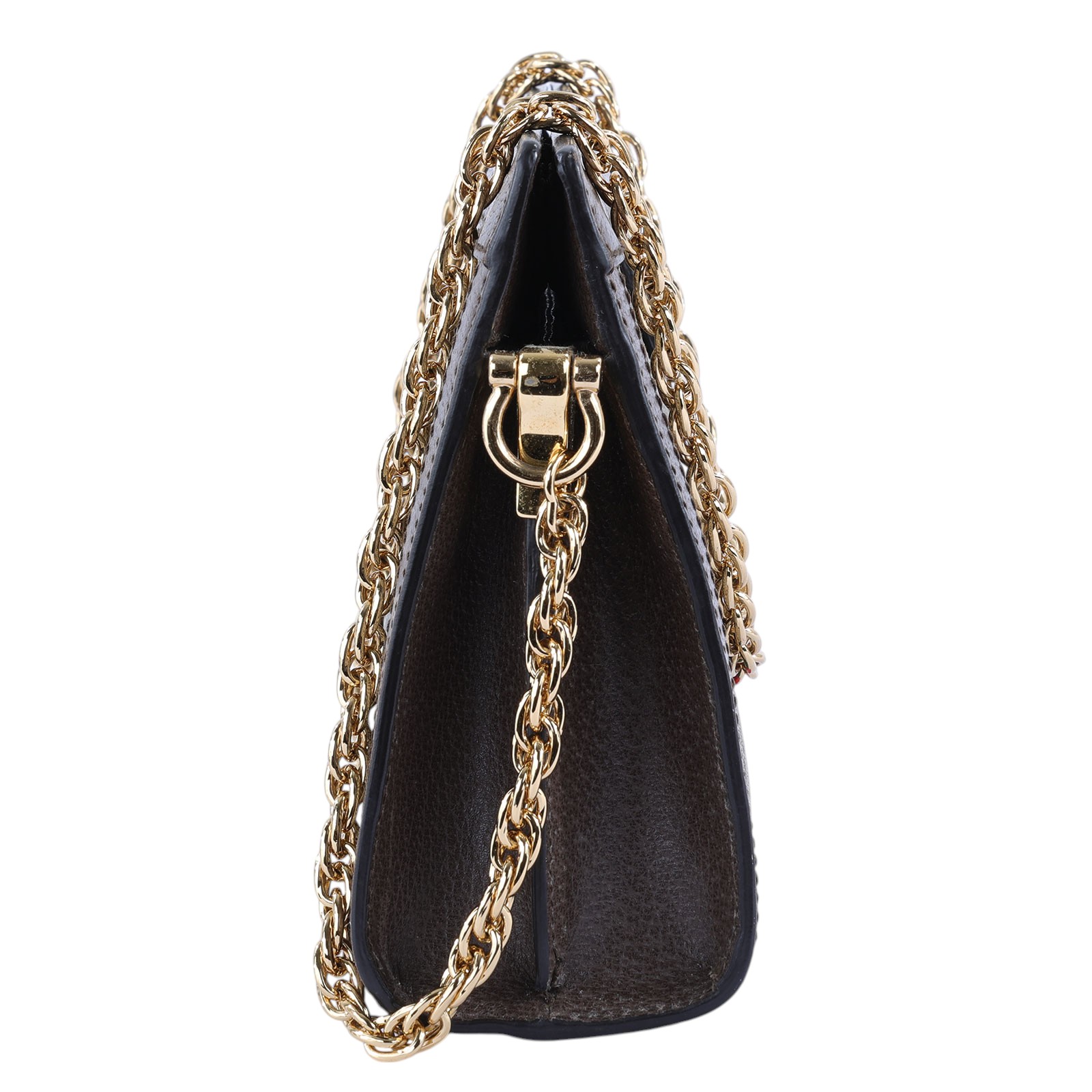 古馳 GUCCI Ophidia GG 小型 肩揹袋 503877 棕Ophidia GG 鍊條包 原廠盒子