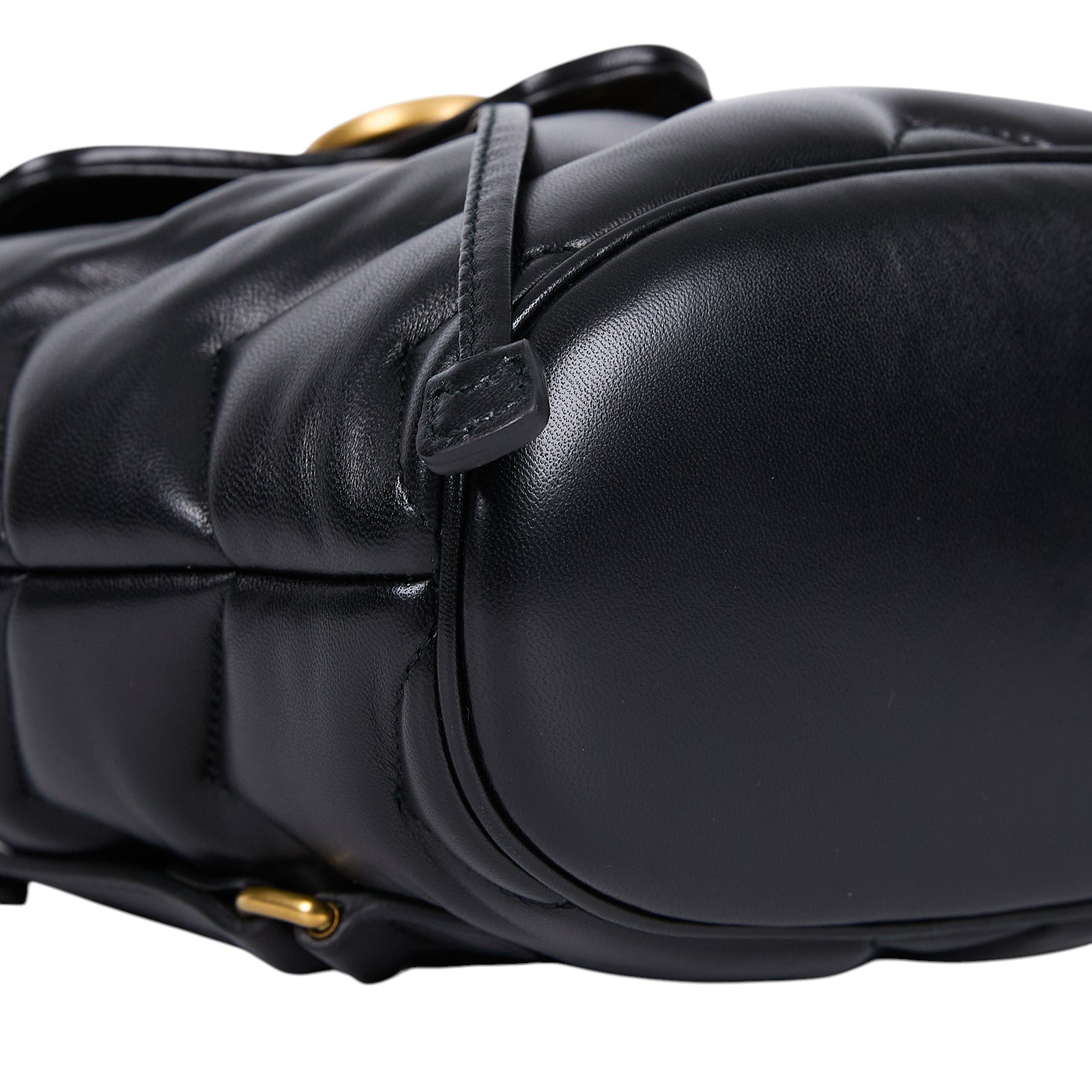 古馳 GUCCI Marmont 背包 777253 黑 GG Marmont 迷你後背包 原廠盒子/防塵袋