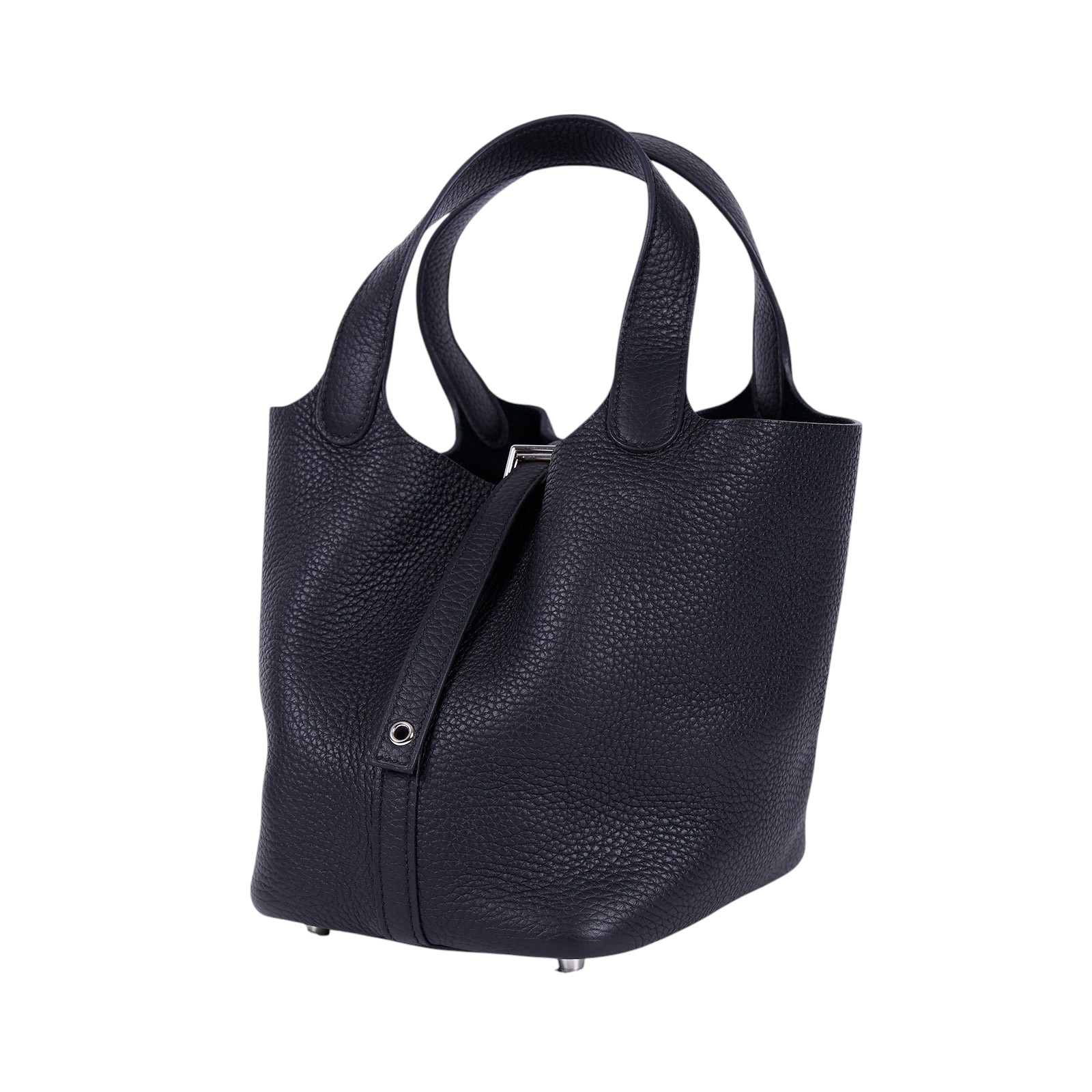 愛馬仕 Hermes Picotin Lock 18 菜籃子包 PT18 B刻 黑PICOTIN18 原廠盒子/防塵袋/鎖頭/鑰匙