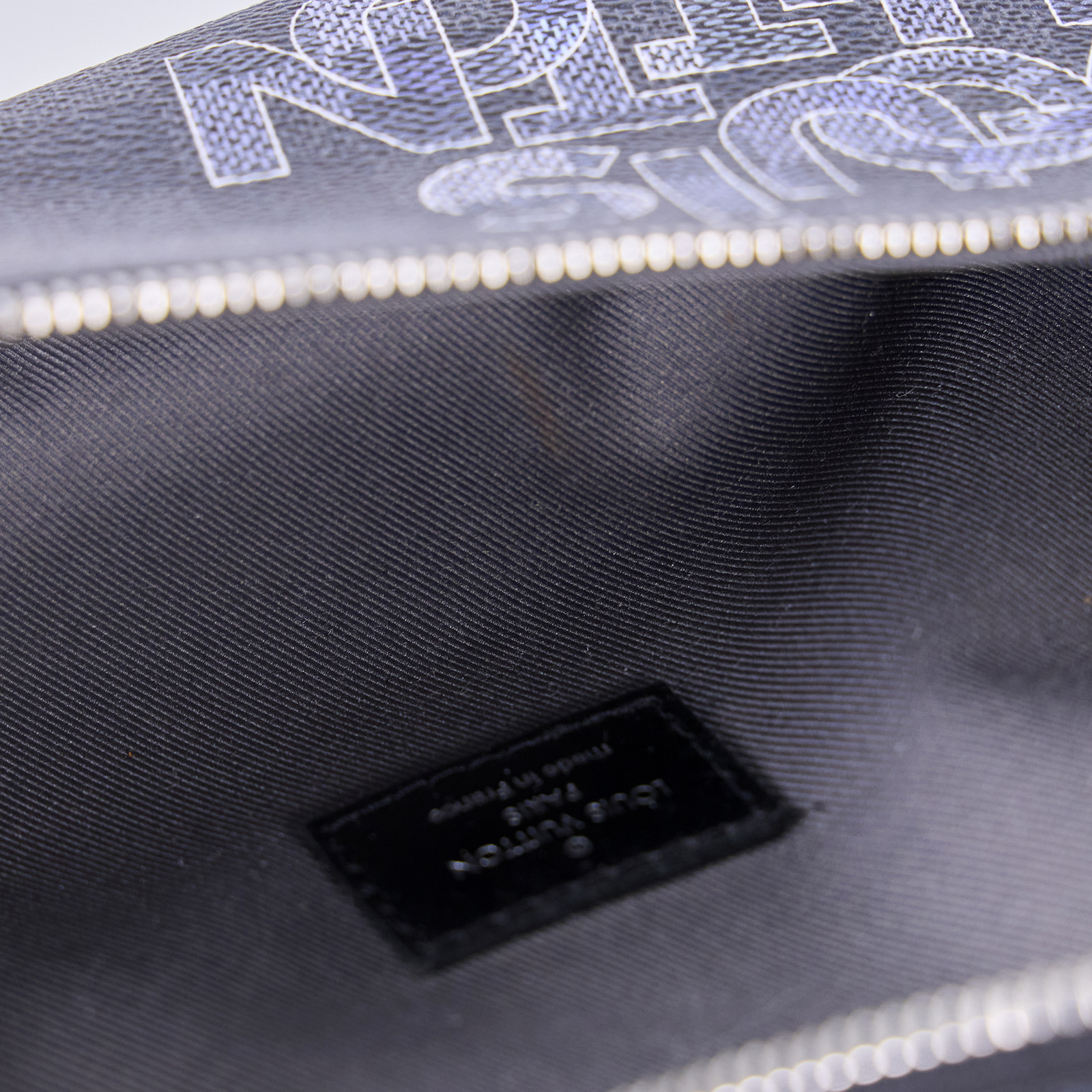 路易威登 LOUIS VUITTON 腰包 黑棋盤格 N40295 晶片款 棋盤塗鴉腰包 無附屬品