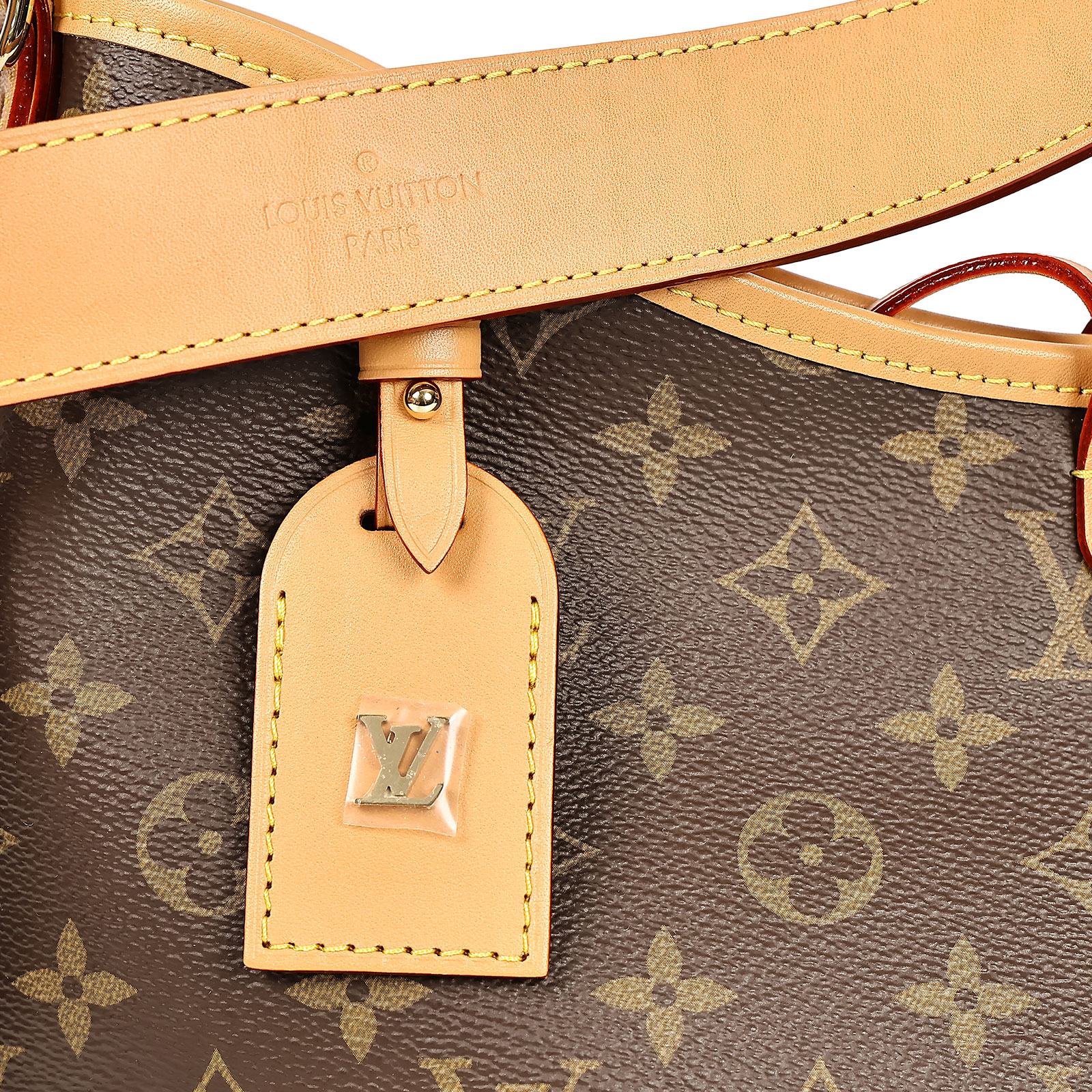 路易威登 LOUIS VUITTON CarryAll PM 原花 肩背包 M46203 晶片款 ☆原花CARRYALL PM 防塵袋/內袋