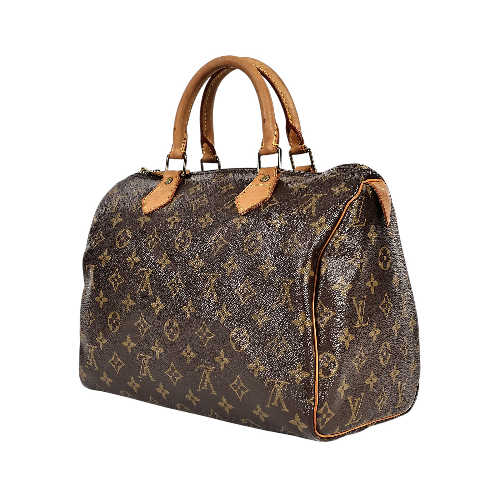 路易威登 LOUIS VUITTON Speedy 30原花 手提波士頓包 M41108 棕原花Speedy 30手提包 無附屬品