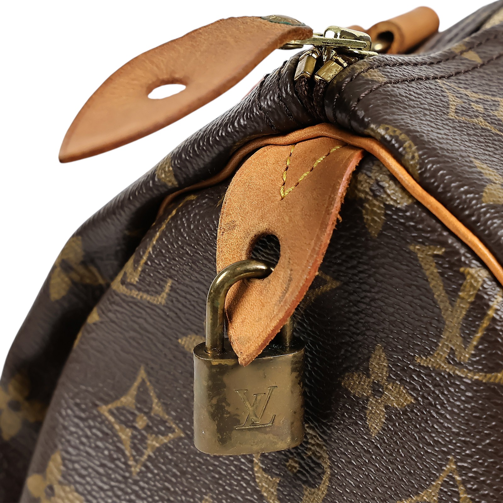 路易威登 LOUIS VUITTON Speedy 30原花 手提波士頓包 M41108 棕原花Speedy 30手提包 無附屬品