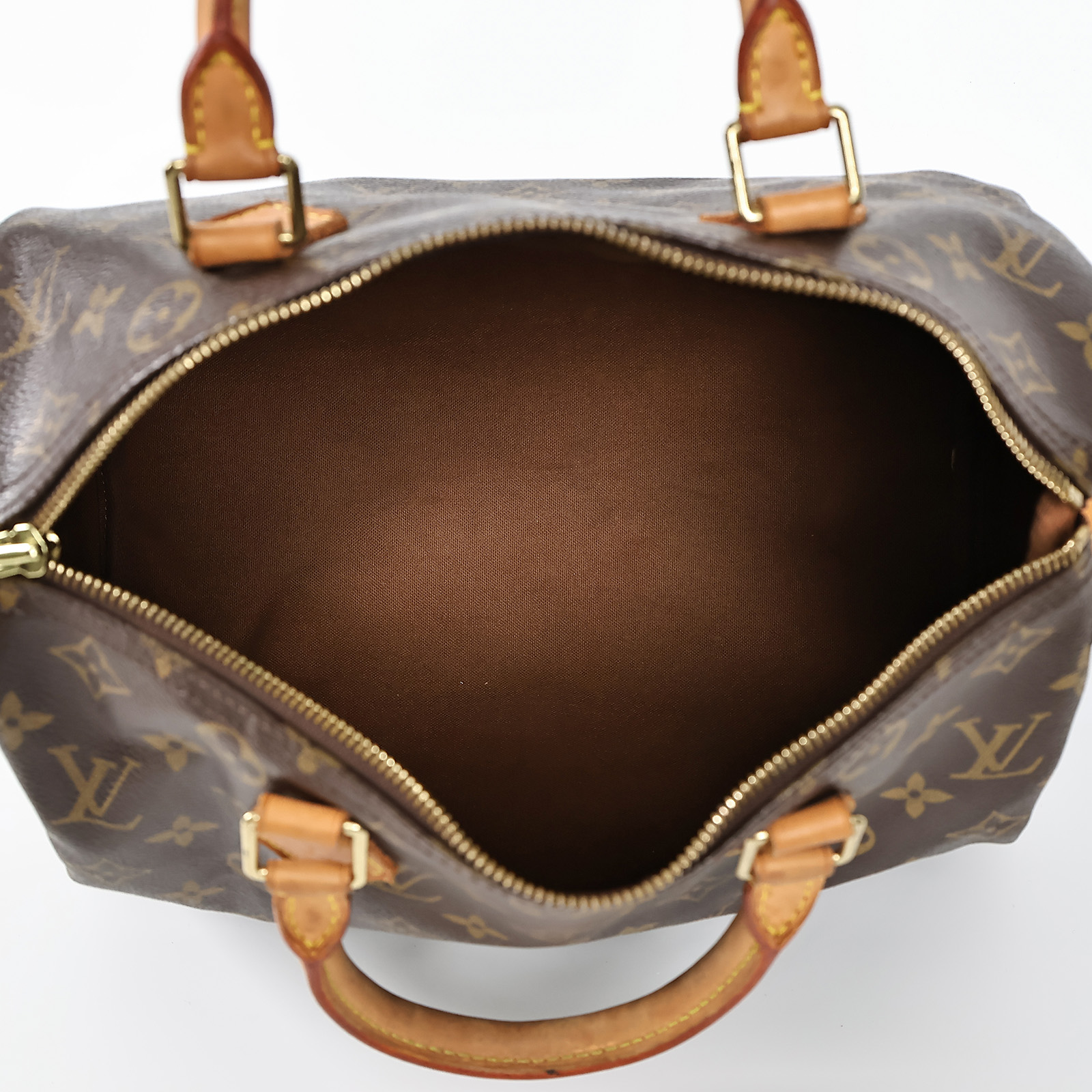 路易威登 LOUIS VUITTON Speedy 30原花 手提波士頓包 M41108 棕原花Speedy 30手提包 無附屬品