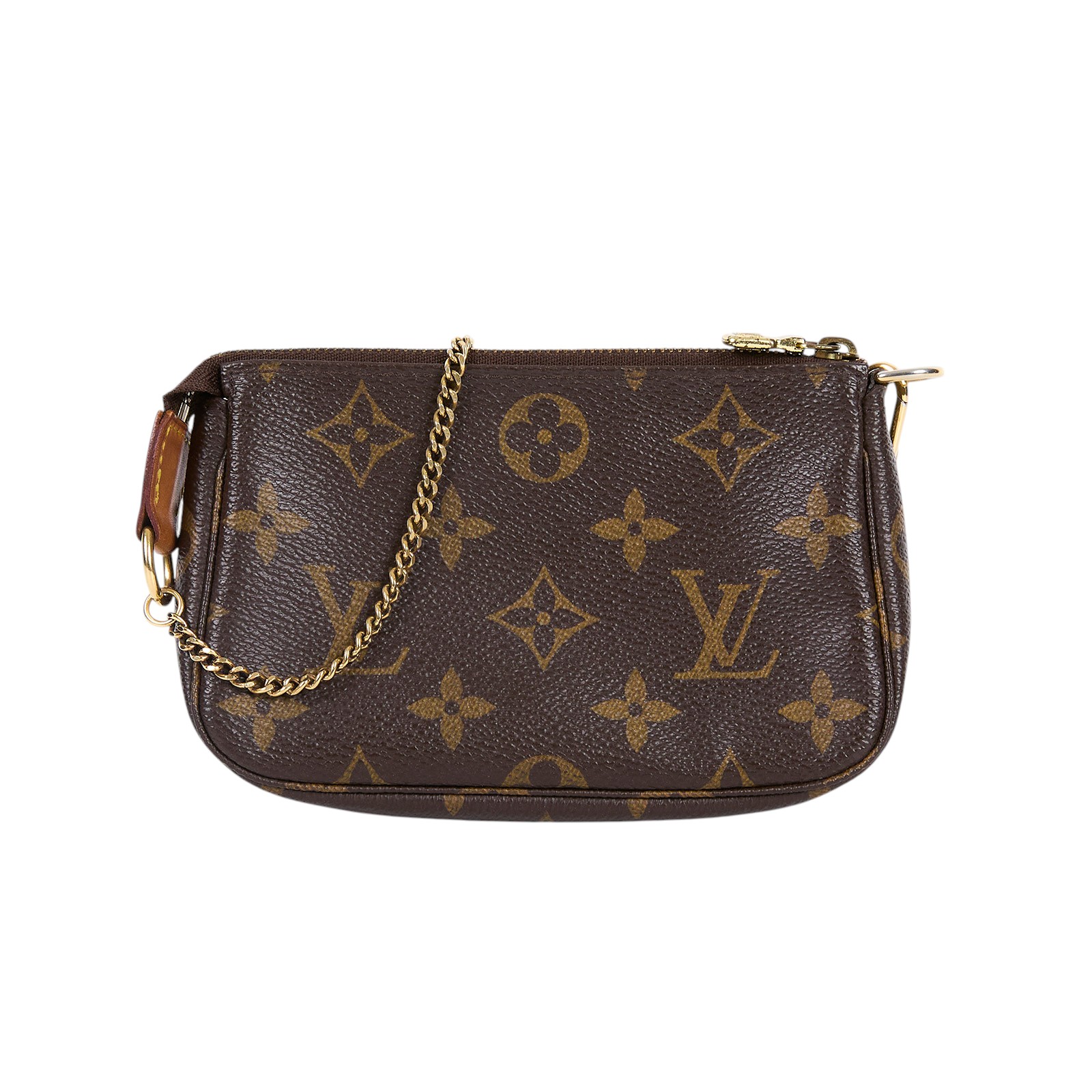 路易威登 LOUIS VUITTON Monogram塗層帆布 鏈帶 迷你小皮包 M58009 原花迷你麻將包 無附屬品