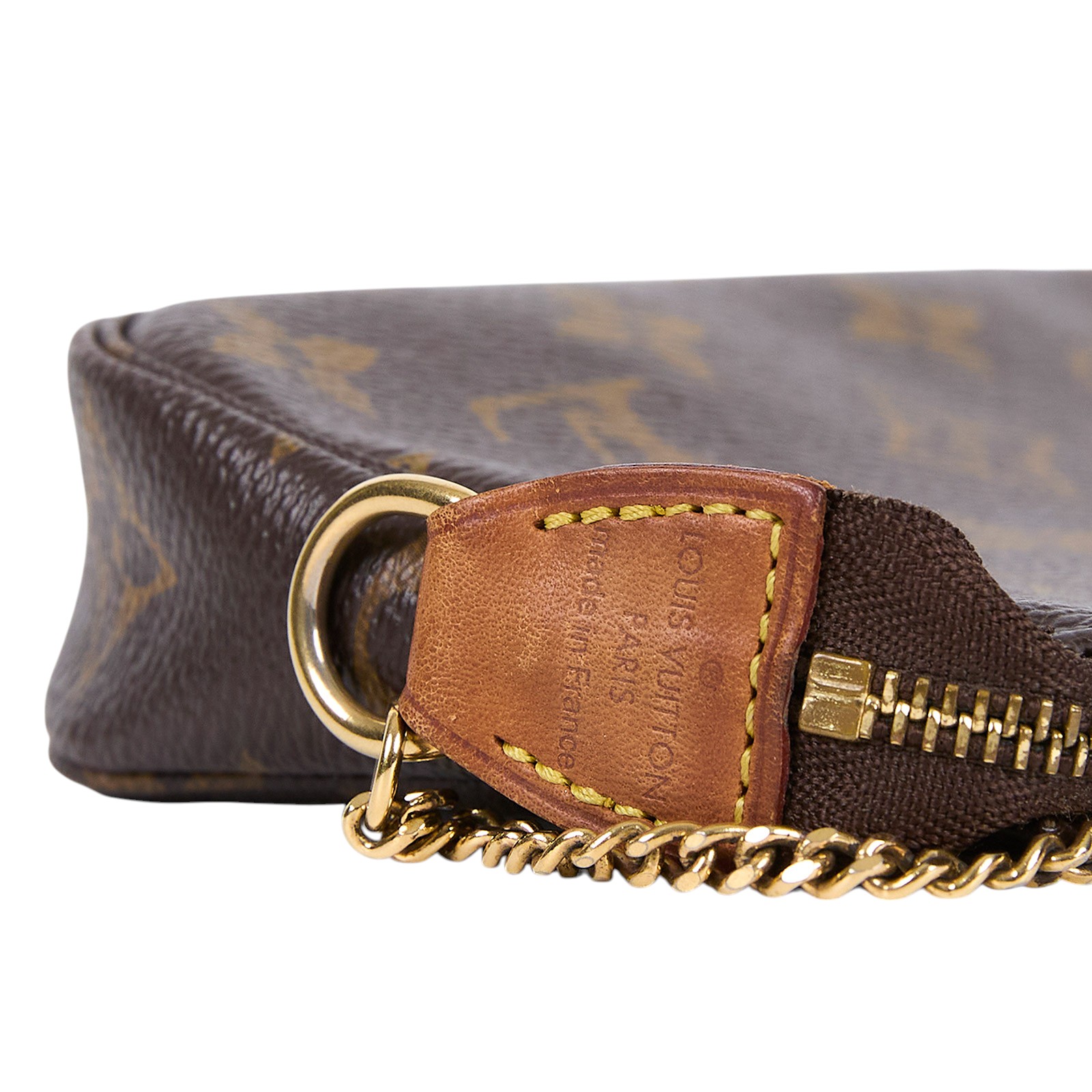 路易威登 LOUIS VUITTON Monogram塗層帆布 鏈帶 迷你小皮包 M58009 原花迷你麻將包 無附屬品