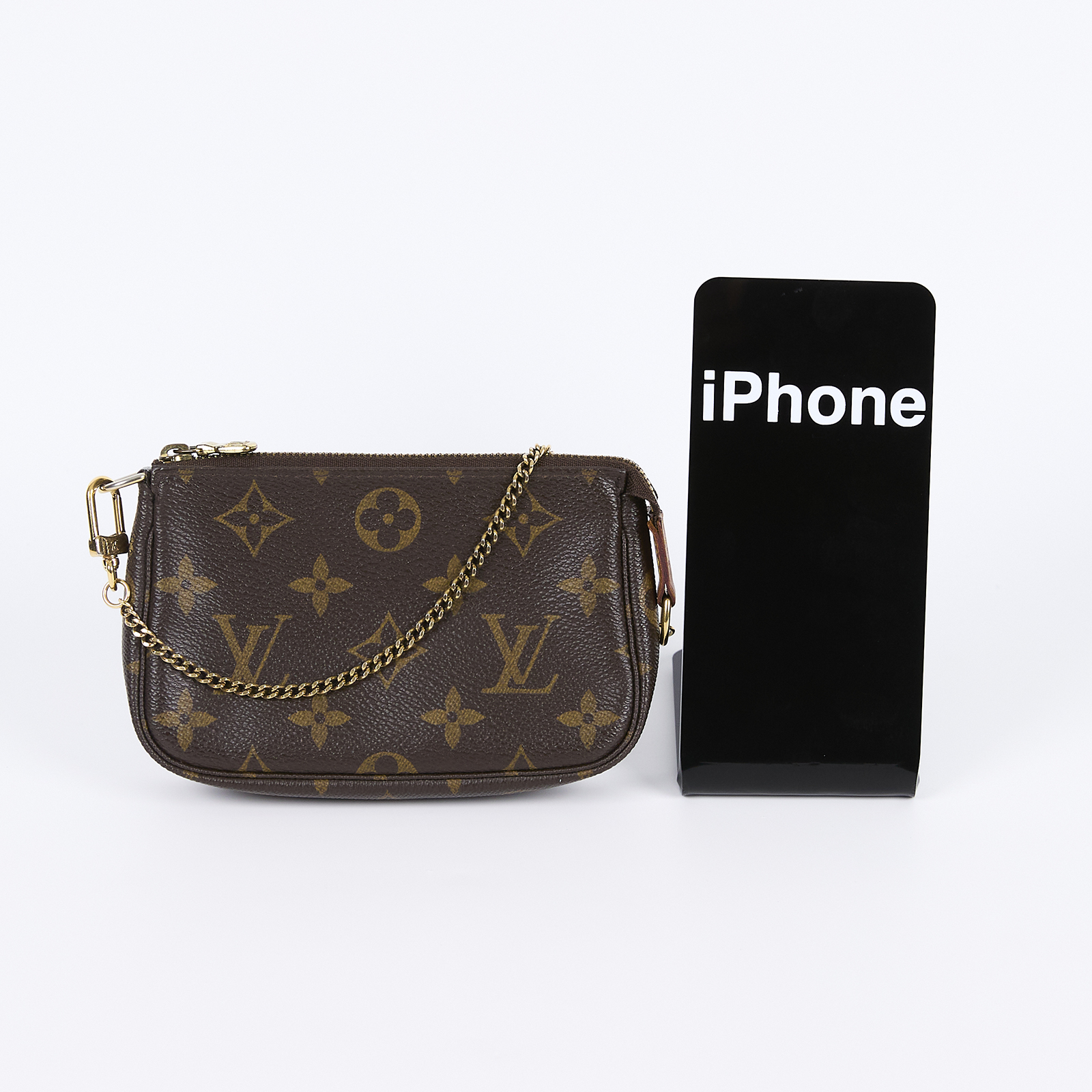 路易威登 LOUIS VUITTON Monogram塗層帆布 鏈帶 迷你小皮包 M58009 原花迷你麻將包 無附屬品