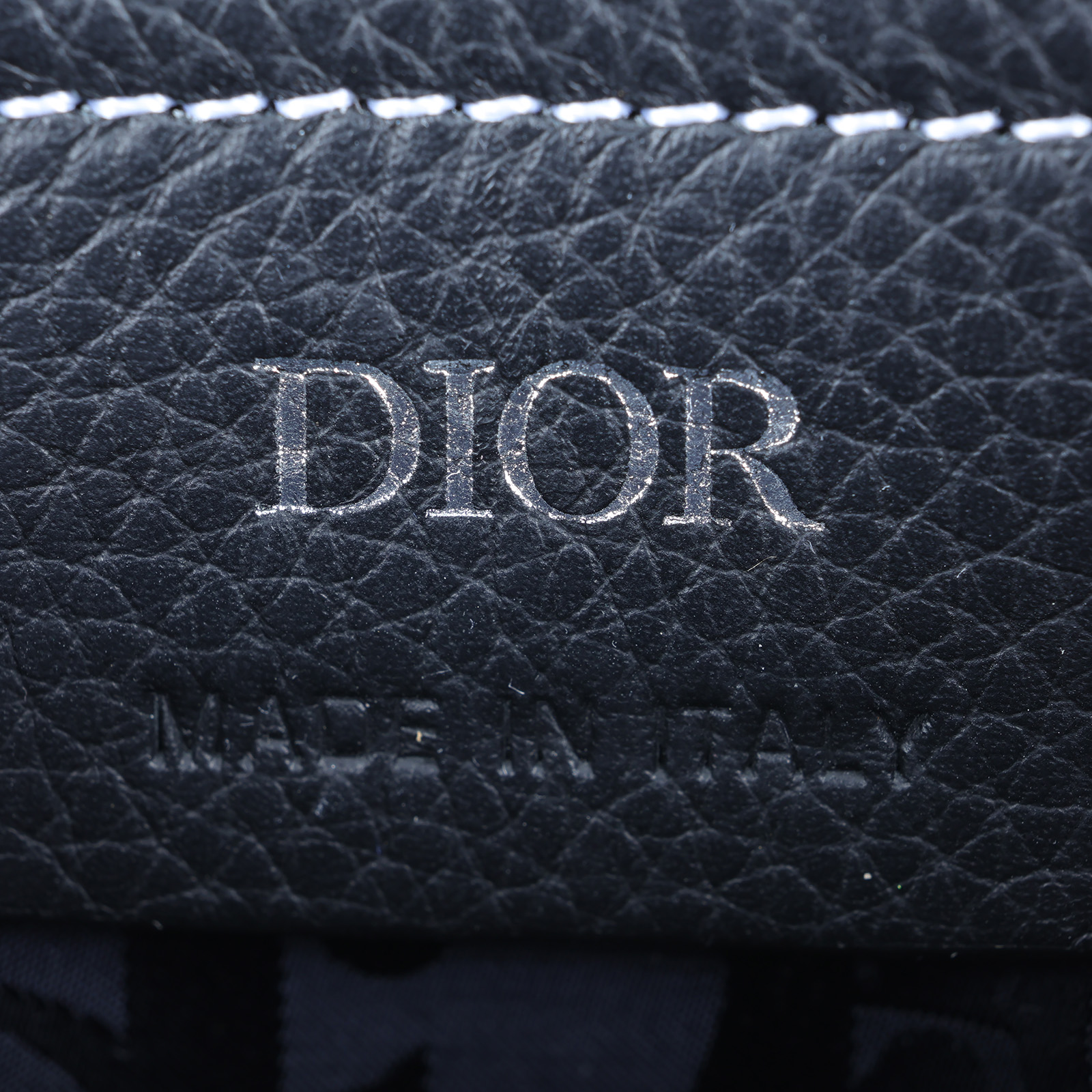 迪奧 CHRISTIAN DIOR Saddle 迷你 翻蓋 郵差包 2ADCA435YKK 黑Saddle迷你翻蓋郵差包 原廠盒子/防塵袋/購買證明