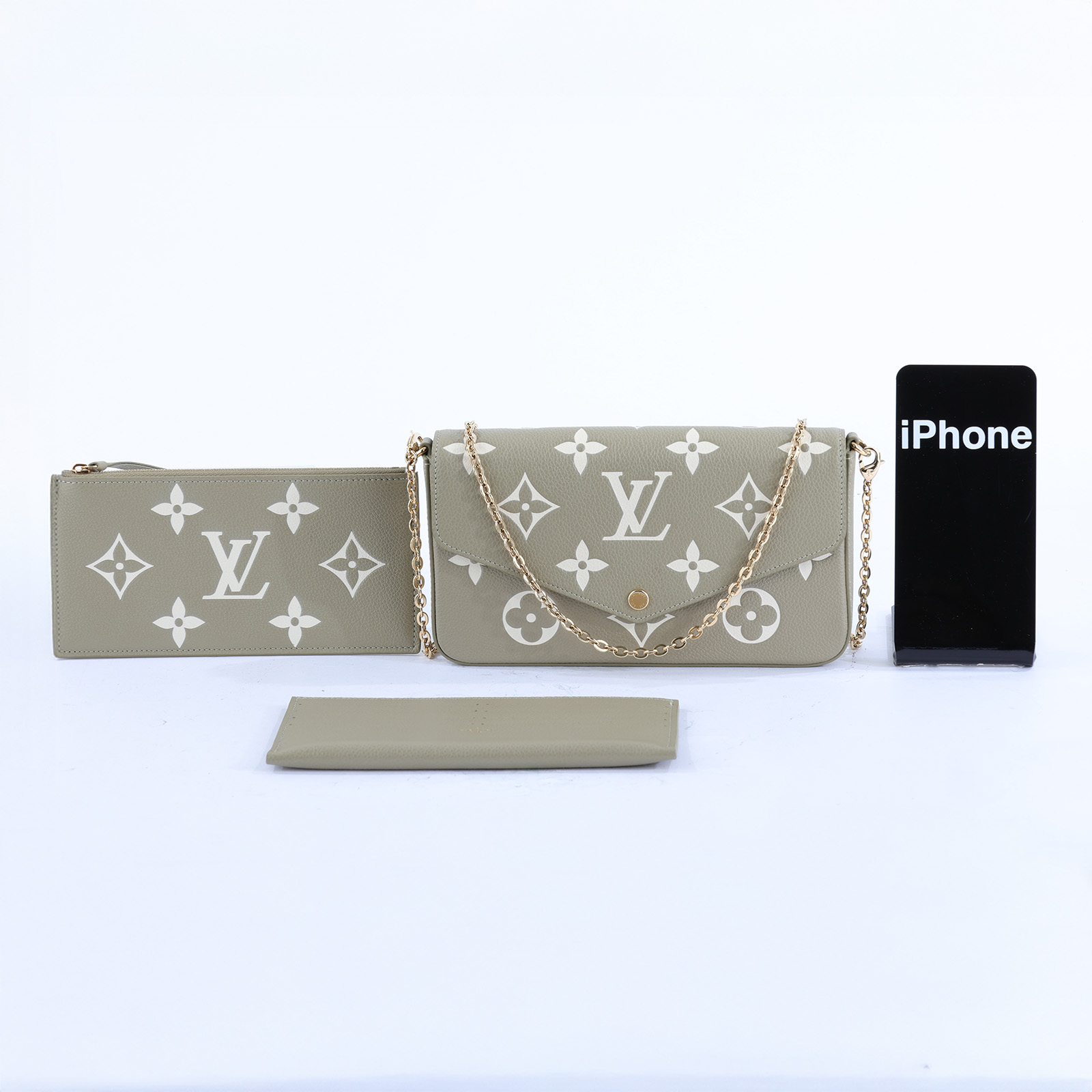 路易威登 LOUIS VUITTON Félicie Pochette WOC 信封式 手拿 肩背包 M82480 晶片款  原廠盒子/防塵袋/購買證明