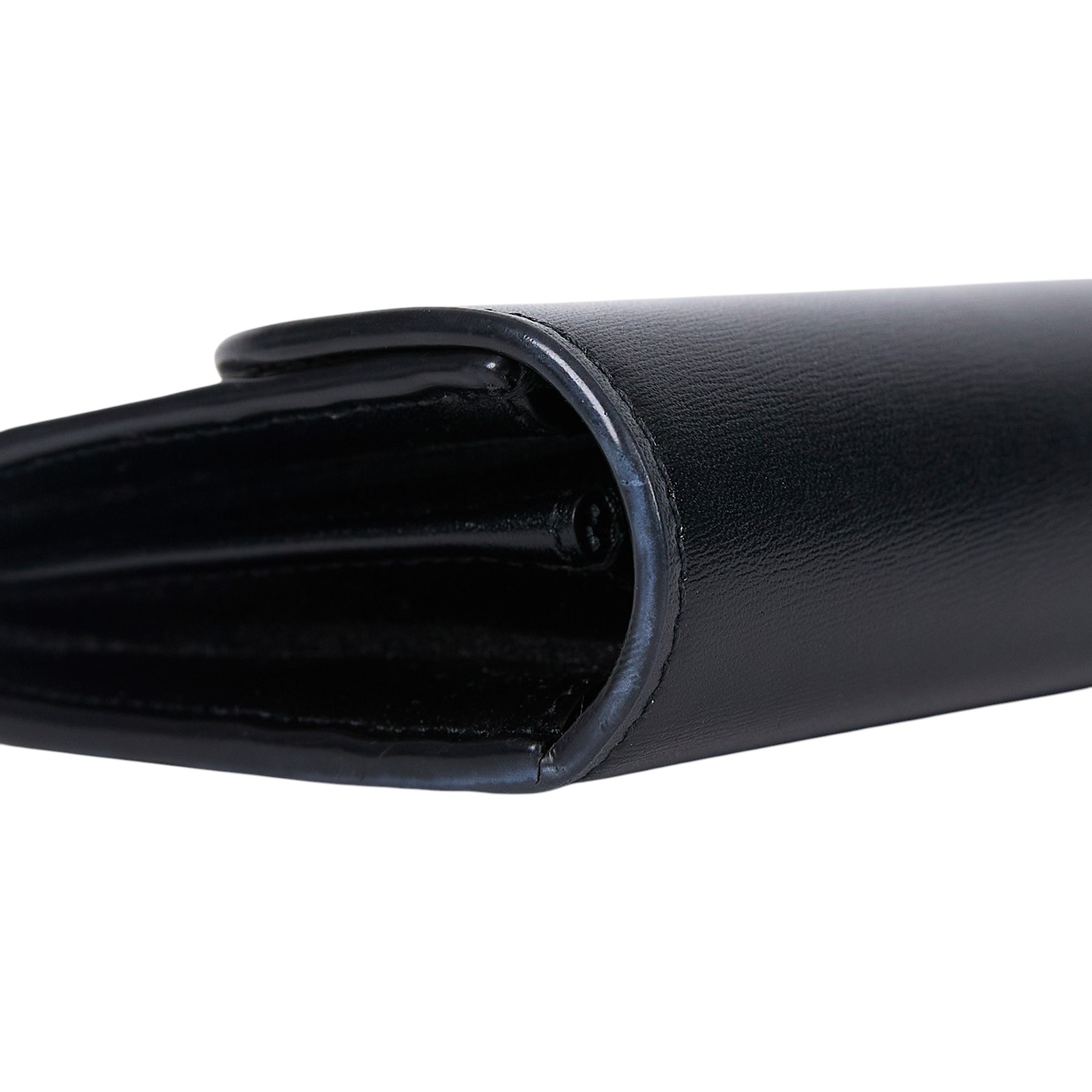 思琳 CELINE Triomphe 亮澤牛皮革 錢包 長夾 大型 10E313DPV 黑TRIOMPHE 牛皮金釦長夾 防塵袋/原廠盒子/購買證明