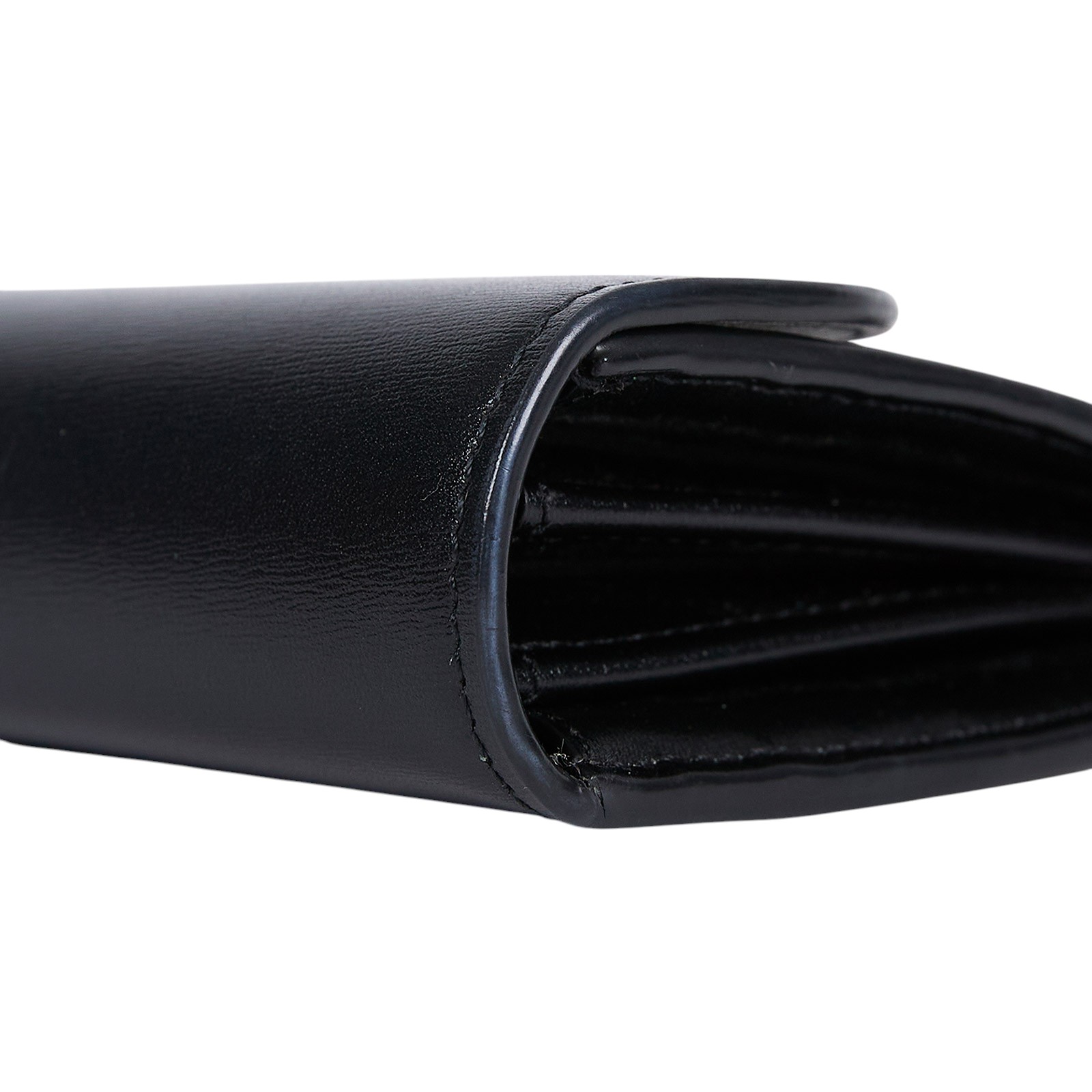 思琳 CELINE Triomphe 亮澤牛皮革 錢包 長夾 大型 10E313DPV 黑TRIOMPHE 牛皮金釦長夾 防塵袋/原廠盒子/購買證明