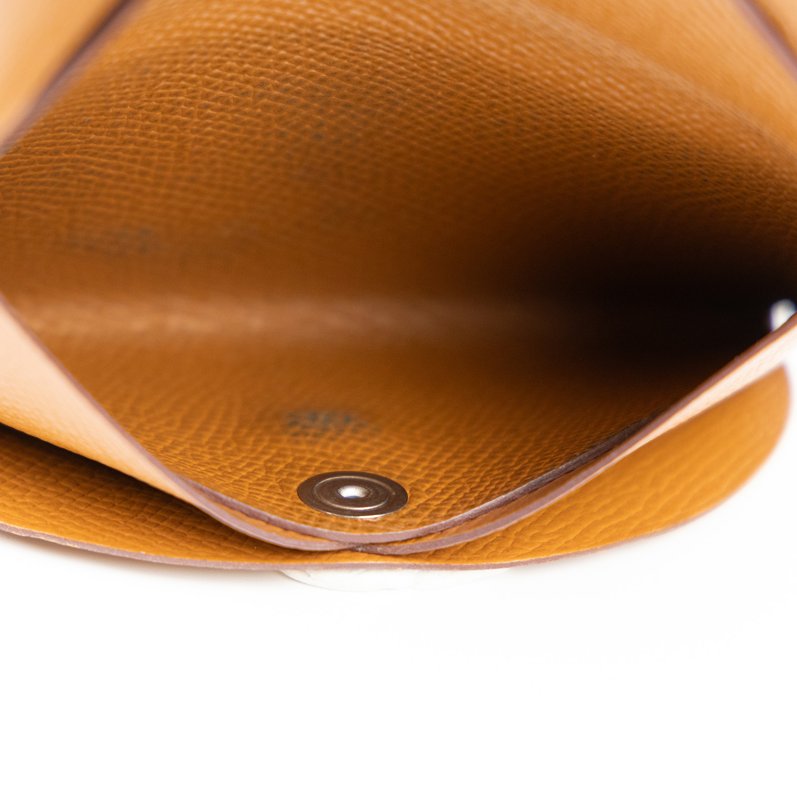 愛馬仕 Hermes Calvi Duo 卡包 CALD Z刻 金棕CALVI DUO 原廠盒子