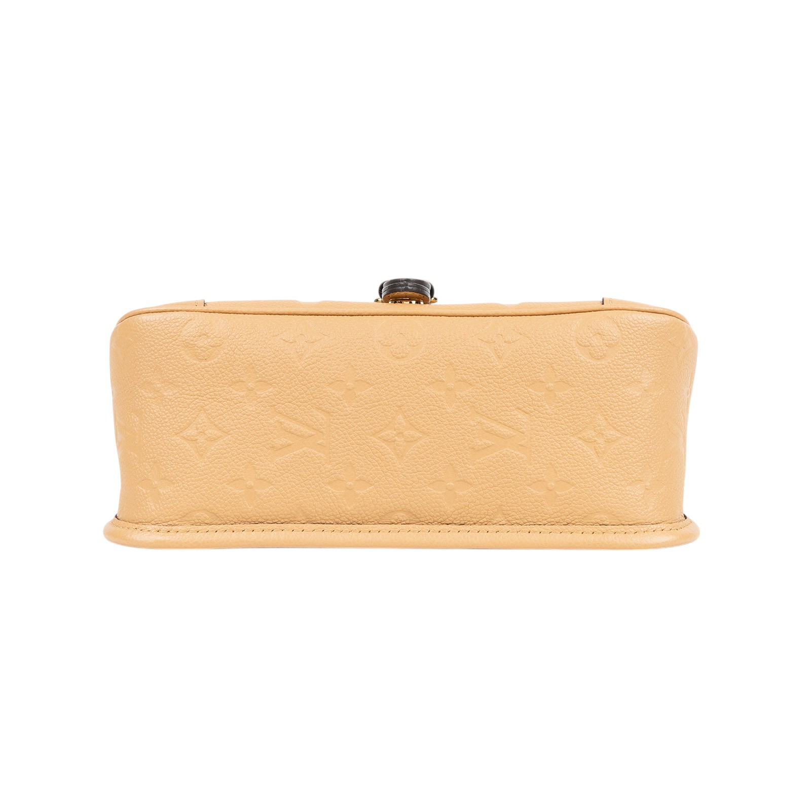 路易威登 LOUIS VUITTON Diane 腋下包法棍 單肩背包 霞光橙 M11817 晶片款 奶茶原花Diane壓印牛皮肩背包 防塵袋