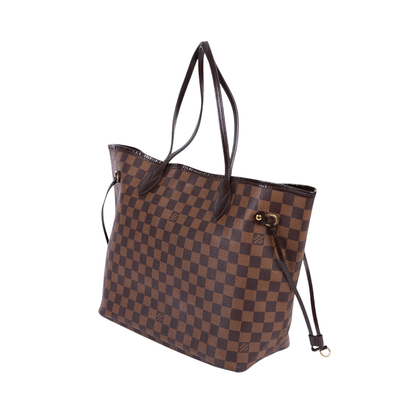 路易威登 LOUIS VUITTON 棕棋盤 Neverfull MM 托特包 N51105 棋盤格NEVERFULL MM 防塵袋