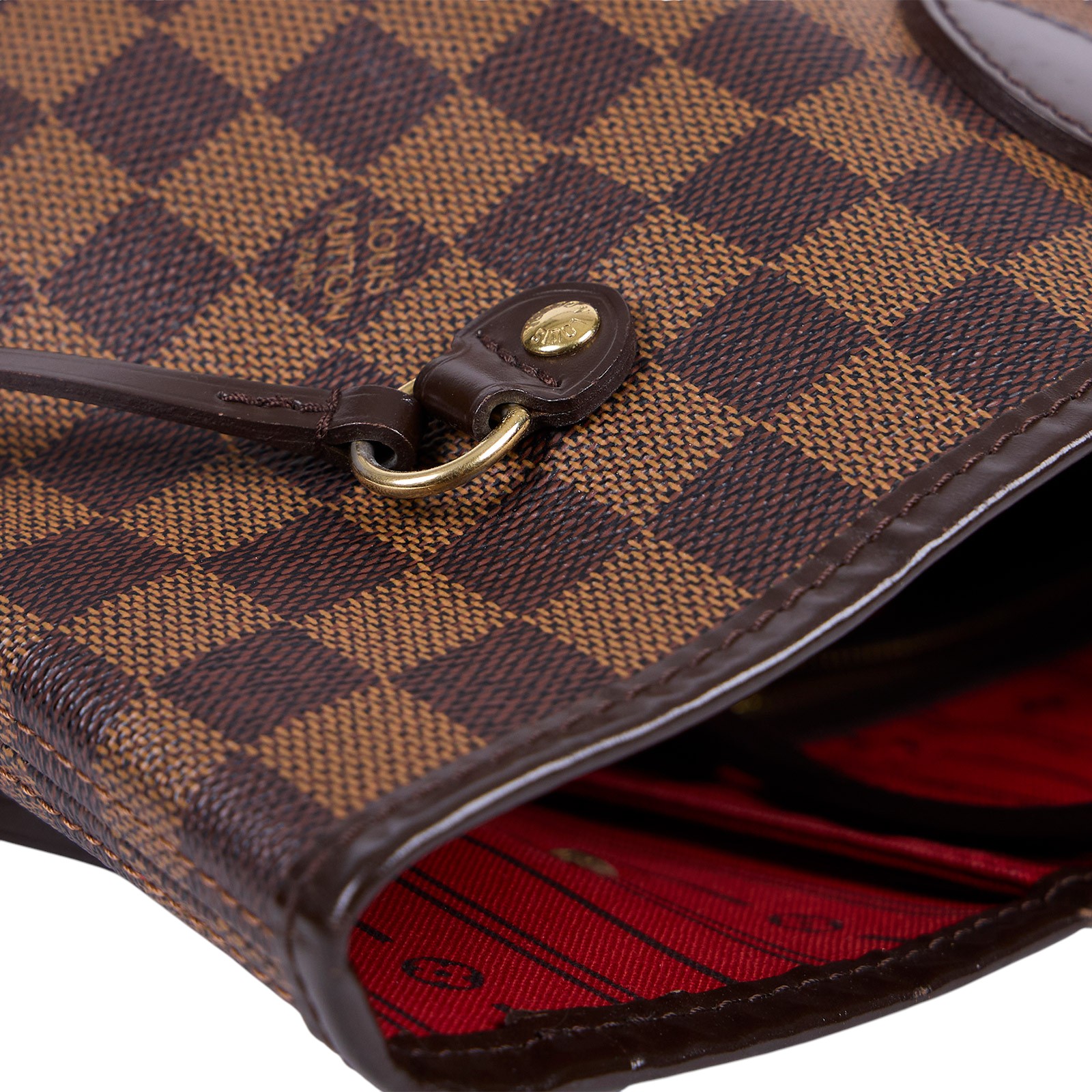 路易威登 LOUIS VUITTON 棕棋盤 Neverfull MM 托特包 N51105 棋盤格NEVERFULL MM 防塵袋