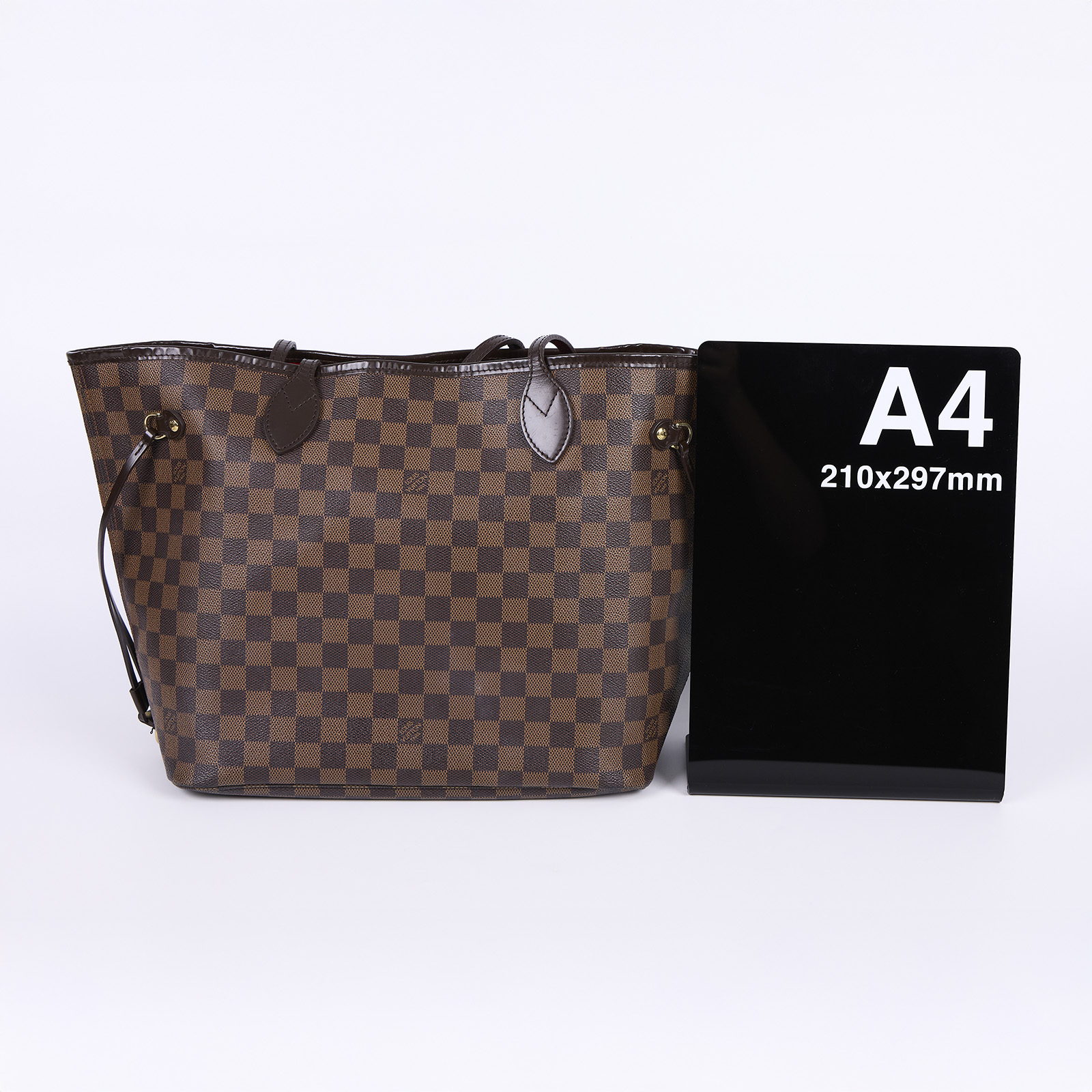 路易威登 LOUIS VUITTON 棕棋盤 Neverfull MM 托特包 N51105 棋盤格NEVERFULL MM 防塵袋
