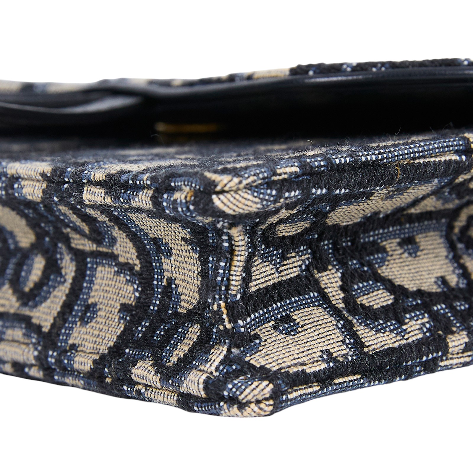 迪奧 CHRISTIAN DIOR Saddle 馬鞍 腰包 S5619CTZQ 藍緹花腰包 原廠盒子/防塵袋