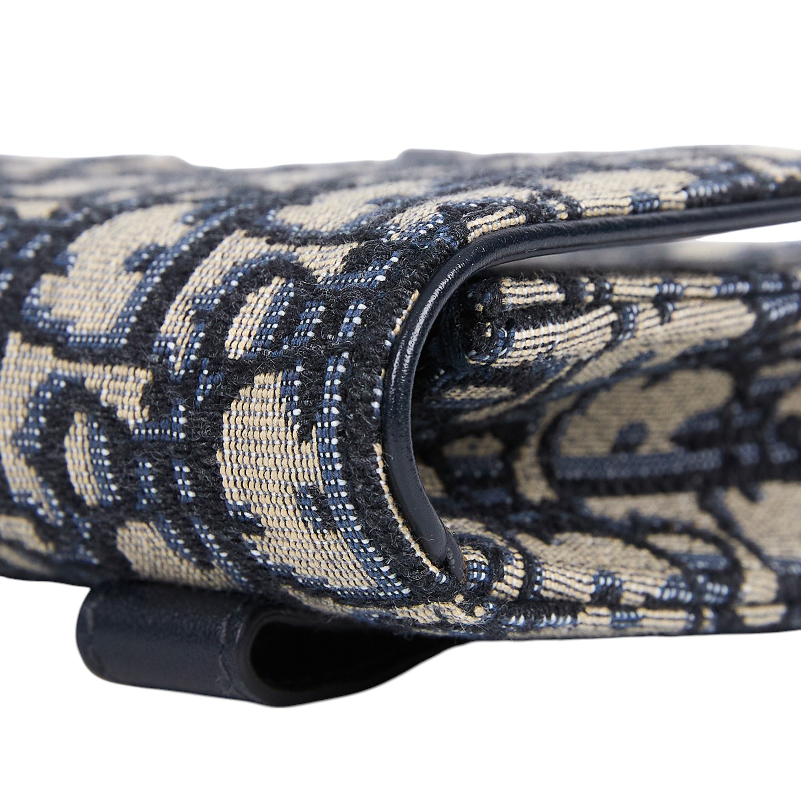 迪奧 CHRISTIAN DIOR Saddle 馬鞍 腰包 S5619CTZQ 藍緹花腰包 原廠盒子/防塵袋