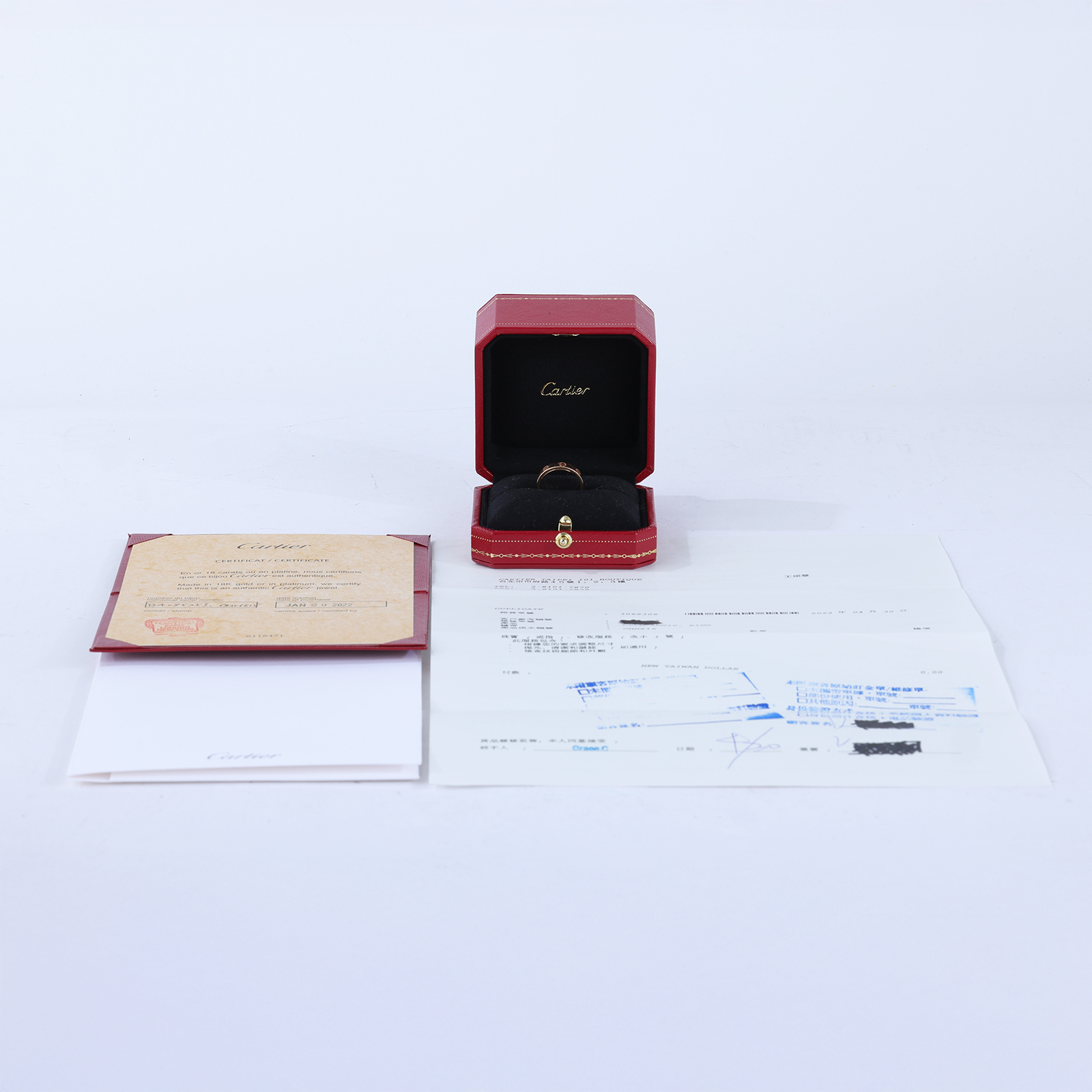 卡地亞 CARTIER Love 戒指 小型款 B4085253 RG LOVE戒指 原廠盒子/保書