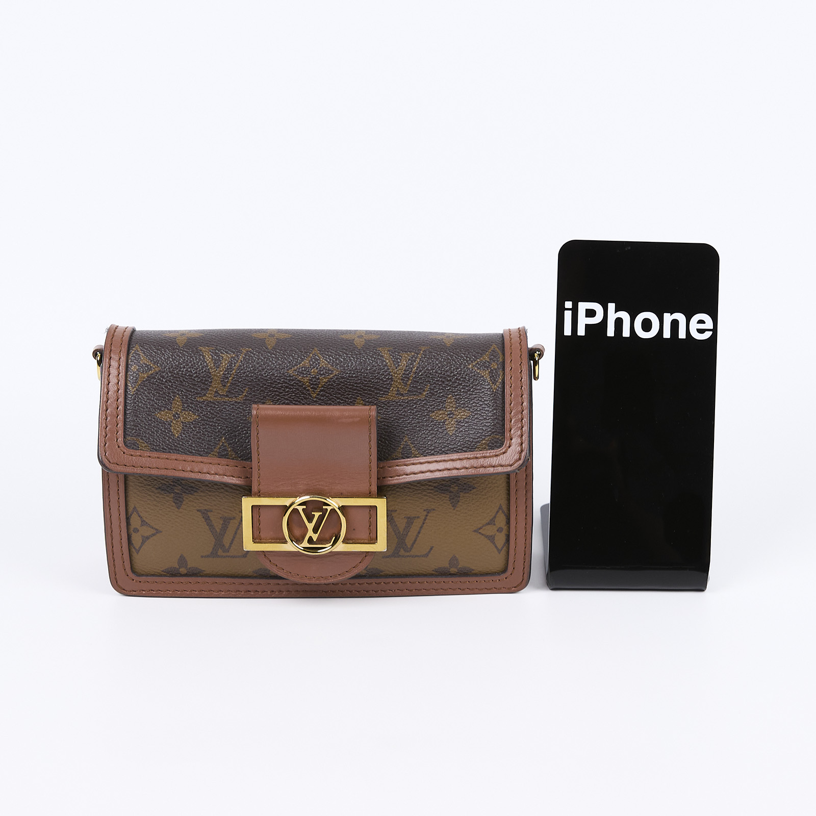 路易威登 LOUIS VUITTON Dauphine 鏈帶錢包 M68746 晶片款 原花DAUPHINE WOC 鍊帶