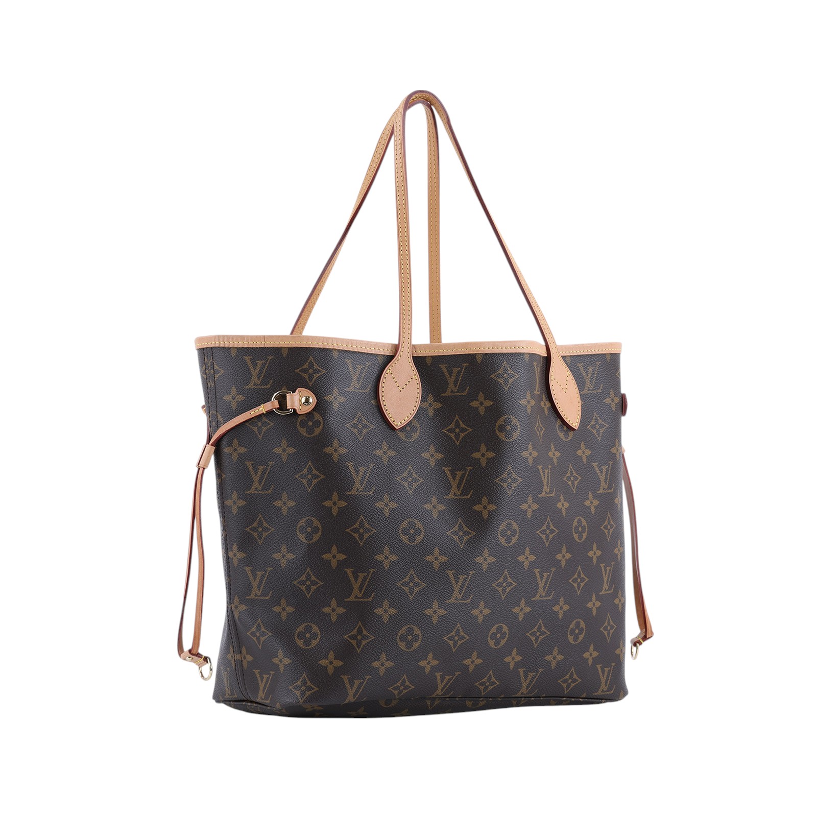 路易威登 LOUIS VUITTON Neverfull MM 經典帆布 肩背 購物袋 M40995 晶片款 原花NEVERFULL MM 內袋