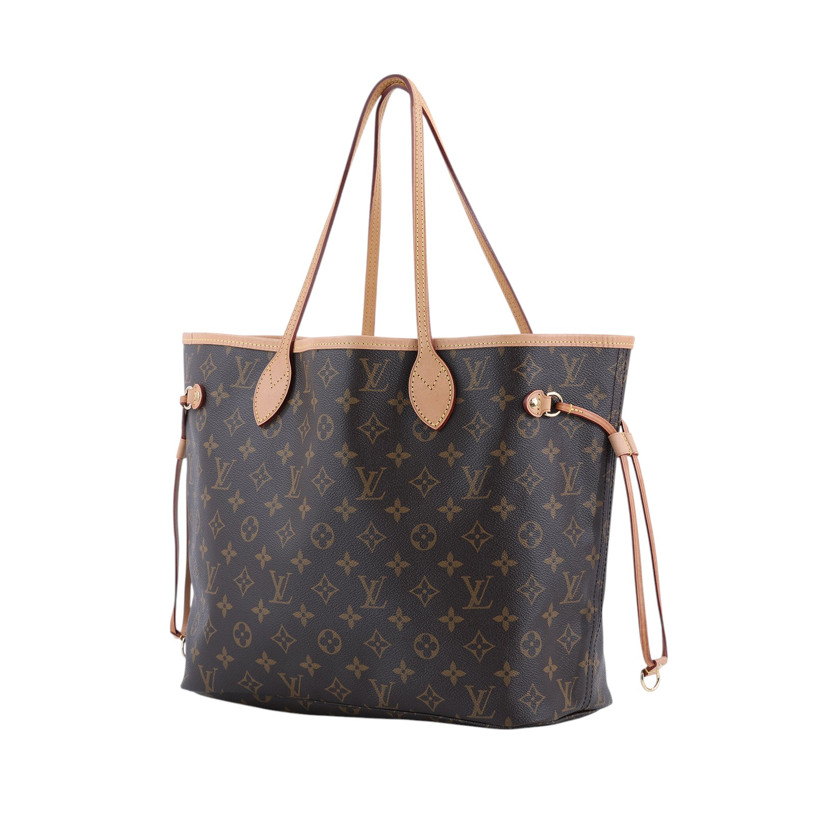 路易威登 LOUIS VUITTON Neverfull MM 經典帆布 肩背 購物袋 M40995 晶片款 原花NEVERFULL MM 內袋