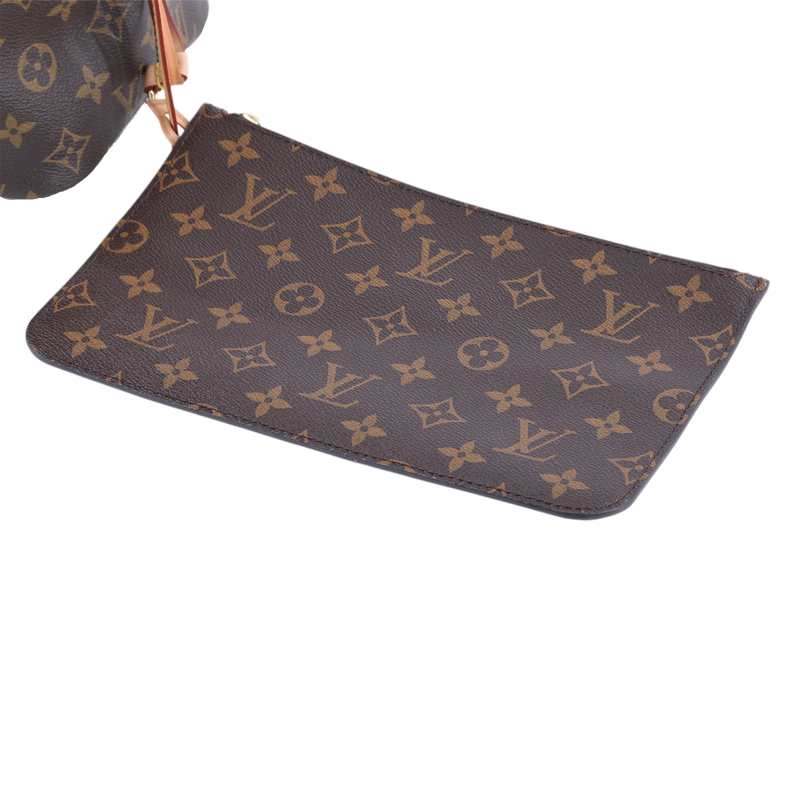路易威登 LOUIS VUITTON Neverfull MM 經典帆布 肩背 購物袋 M40995 晶片款 原花NEVERFULL MM 內袋