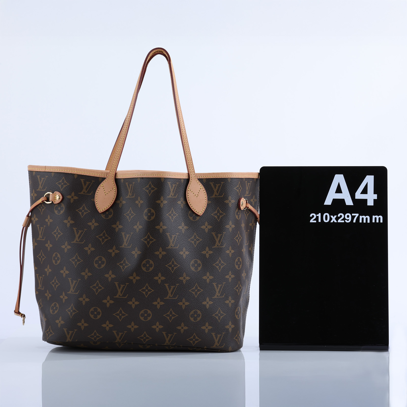 路易威登 LOUIS VUITTON Neverfull MM 經典帆布 肩背 購物袋 M40995 晶片款 原花NEVERFULL MM 內袋