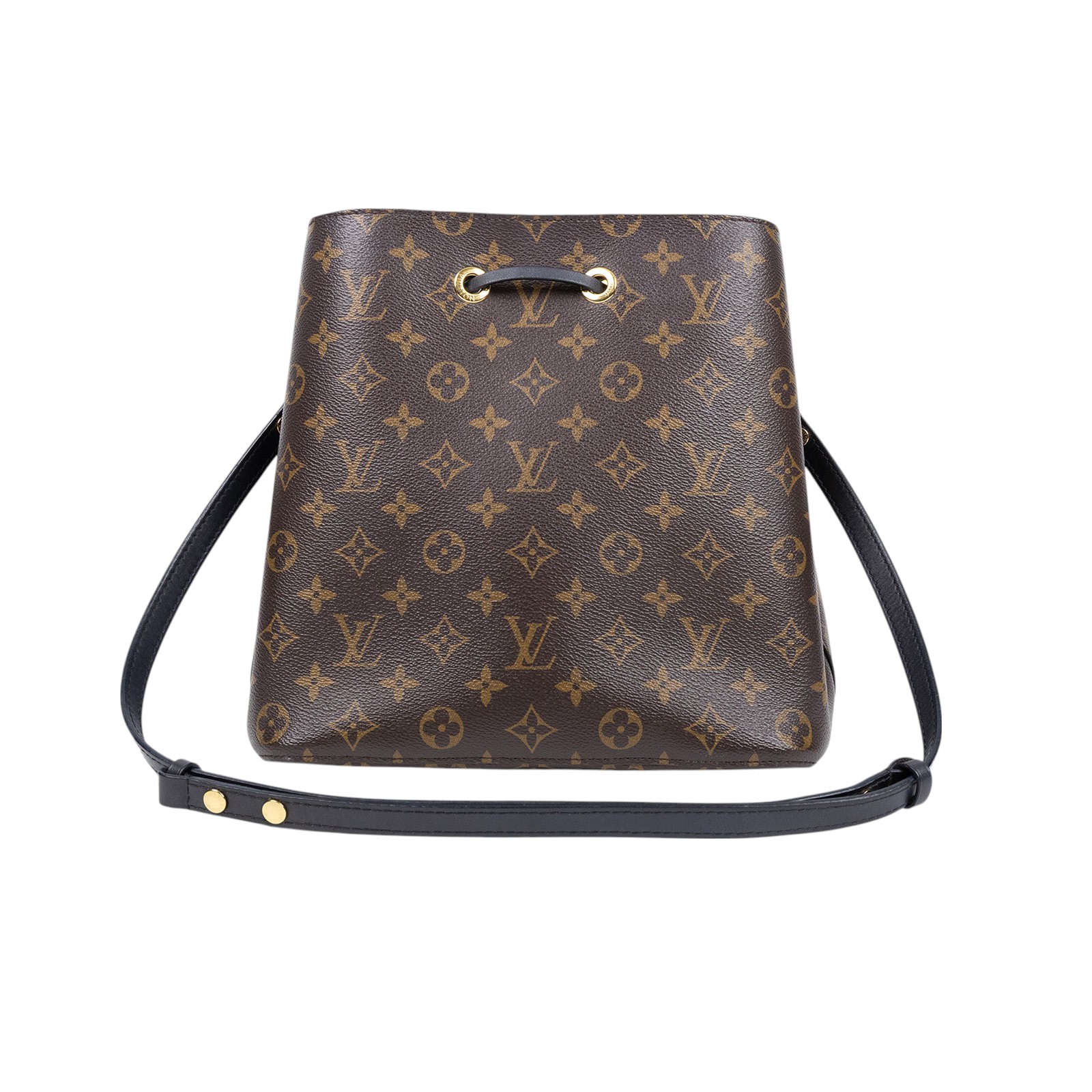 路易威登 LOUIS VUITTON NéoNoé MM 原花 束口水桶包 M44020 黑原花NEONOE水桶包 無附屬品