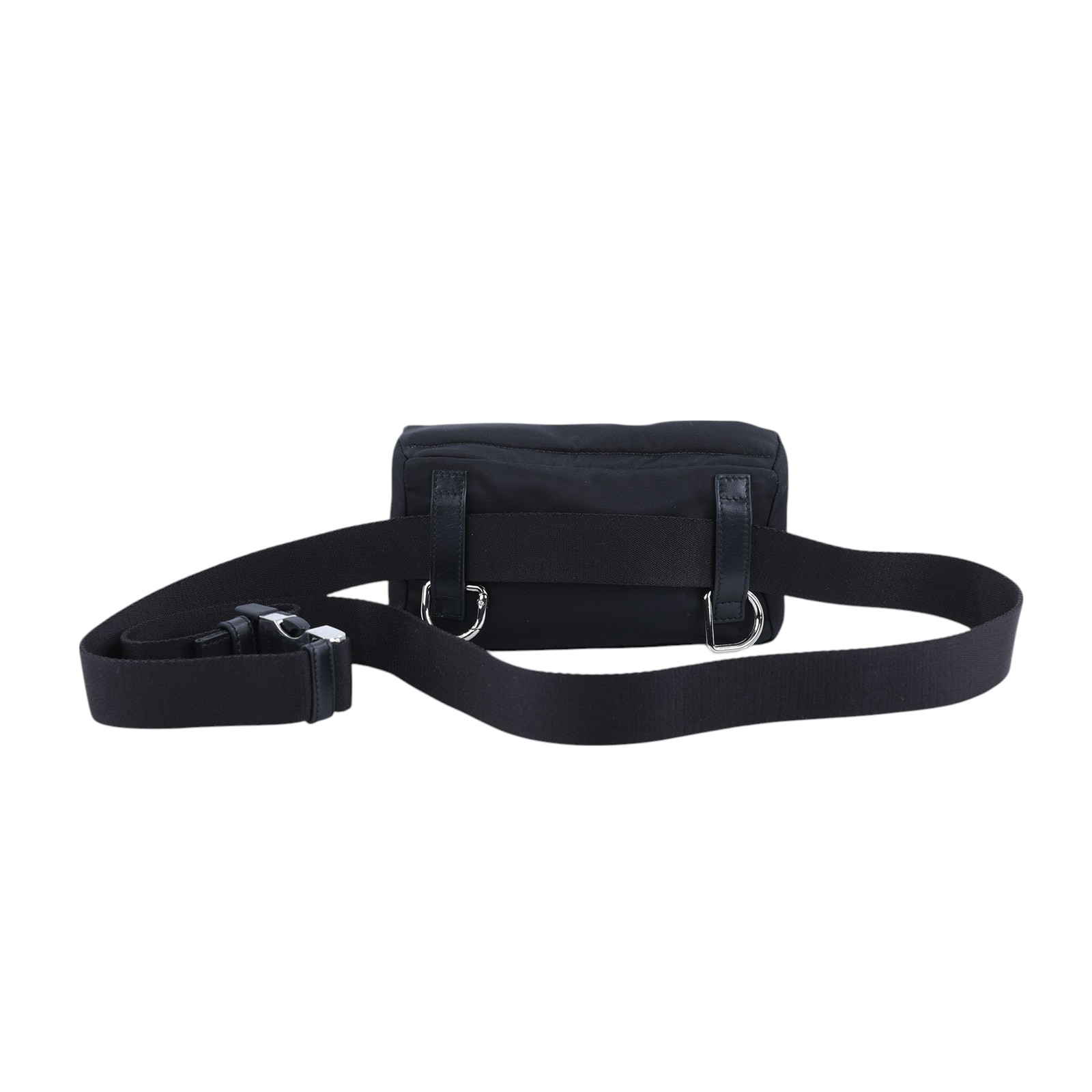 普拉達 PRADA Re-Nylon 腰包 2CN093_2CYU 黑尼龍迷你胸包 防塵袋