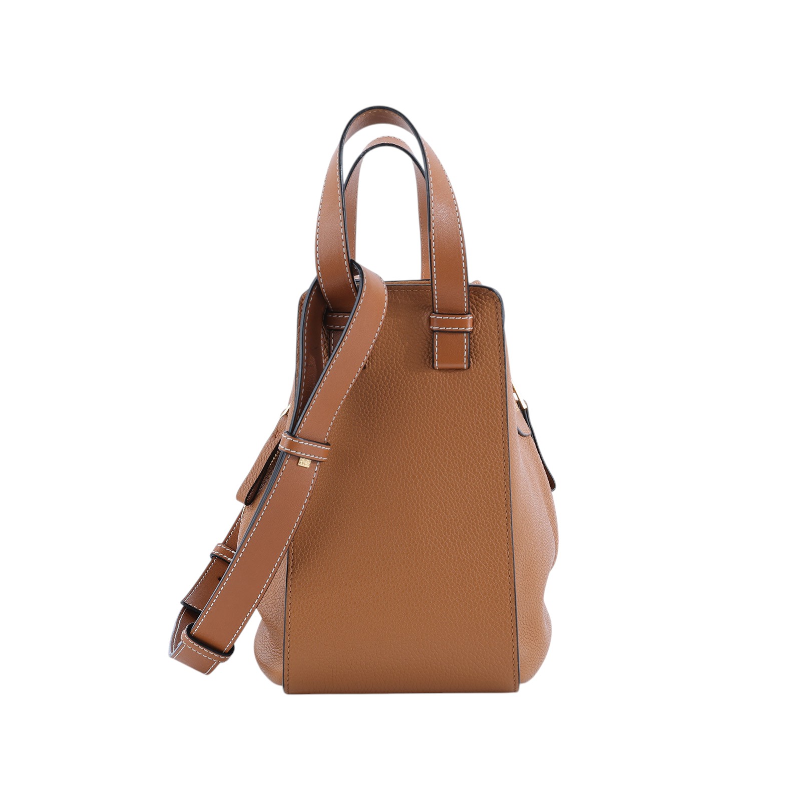 羅意威 LOEWE Hammock 手提包 小型 經典小牛皮  387.30.S35 焦糖色HAMMOCK 防塵袋