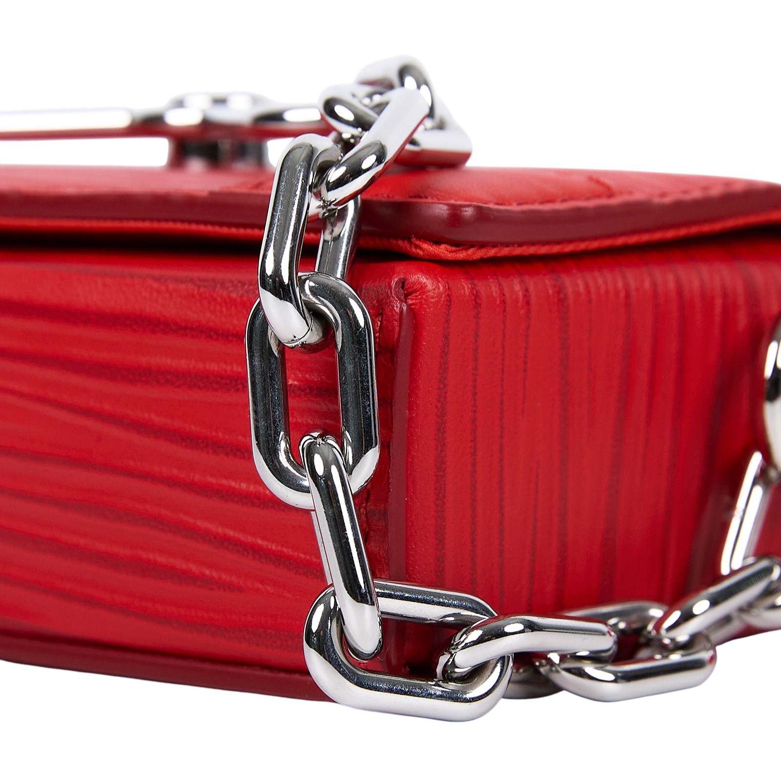 路易威登 LOUIS VUITTON Micro Steamer 郵差包 紅色 M23837 晶片款 紅色EPI迷你肩背包 防塵袋