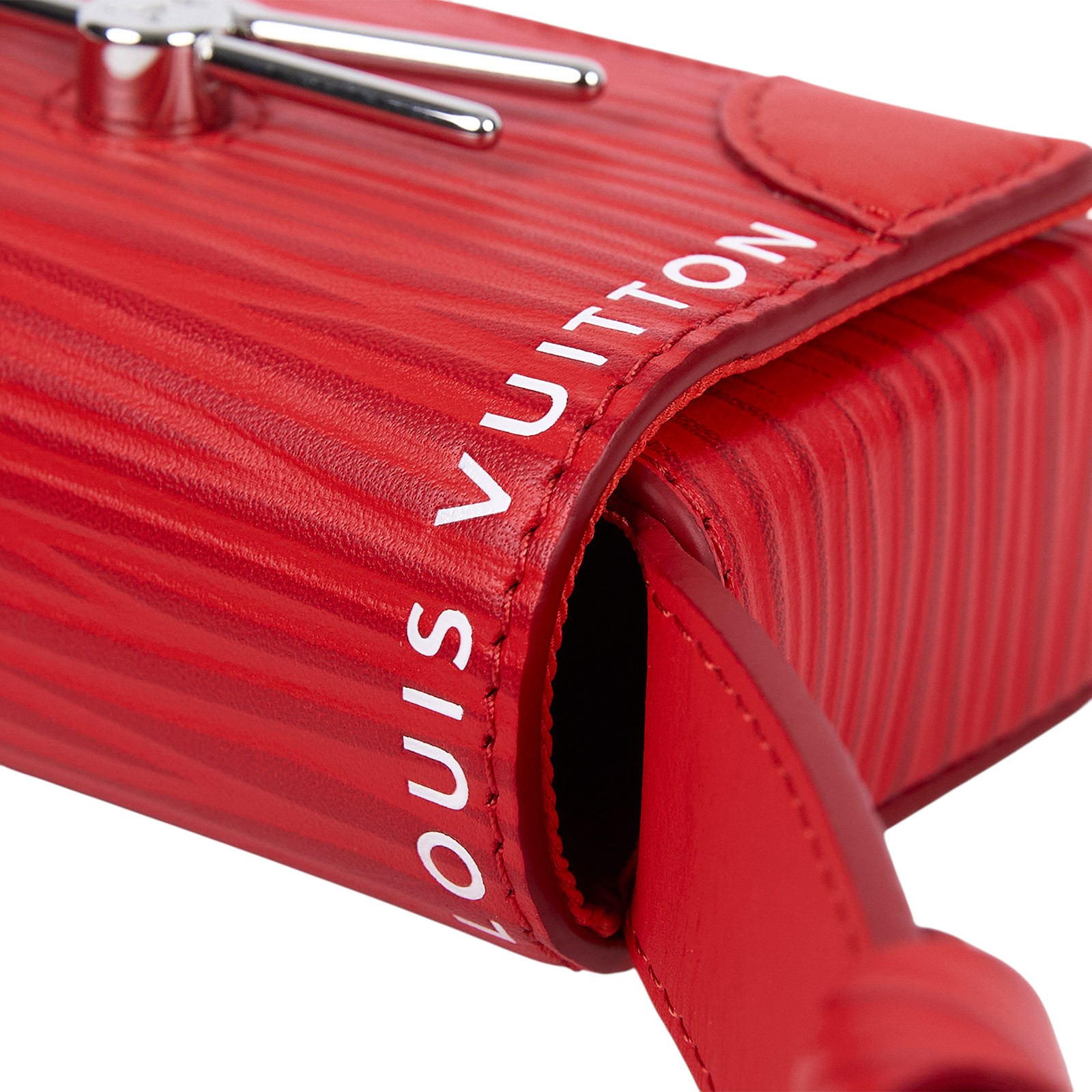 路易威登 LOUIS VUITTON Micro Steamer 郵差包 紅色 M23837 晶片款 紅色EPI迷你肩背包 防塵袋