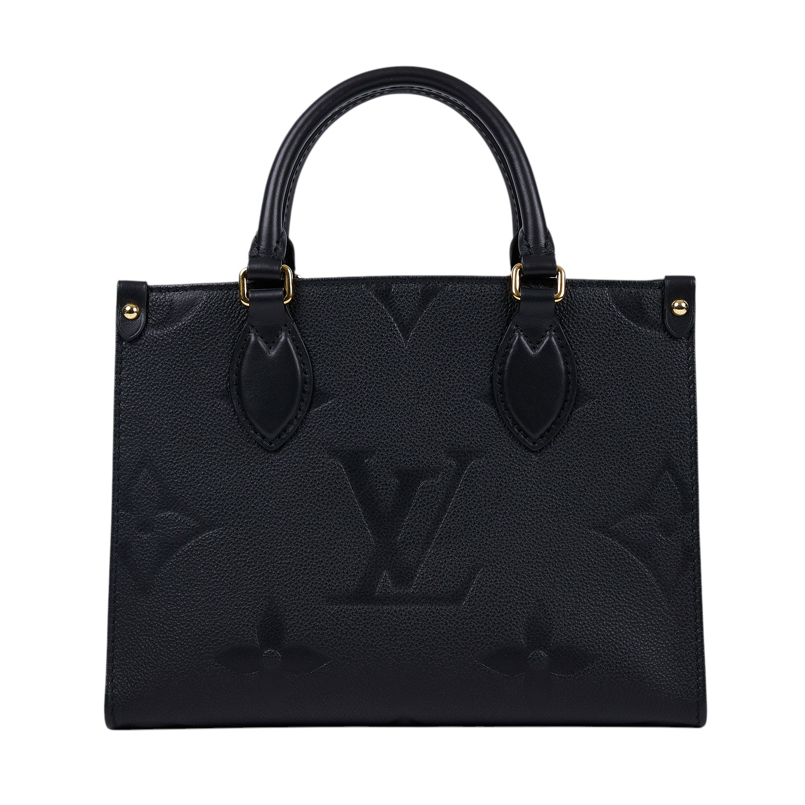 路易威登 LOUIS VUITTON OnTheGo PM 手提 肩背包 黑色 M45653 晶片款 原廠盒子/防塵袋/背帶