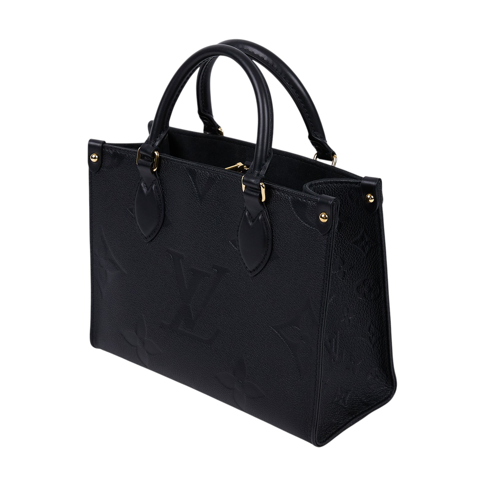 路易威登 LOUIS VUITTON OnTheGo PM 手提 肩背包 黑色 M45653 晶片款 原廠盒子/防塵袋/背帶