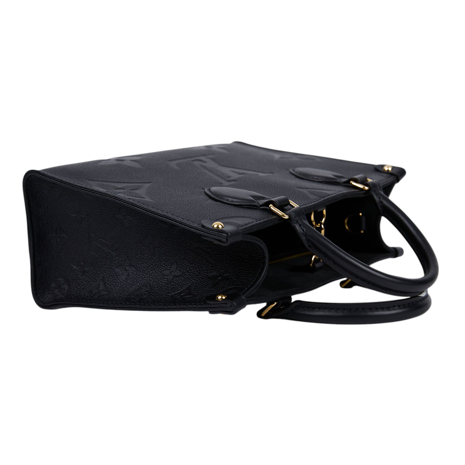 路易威登 LOUIS VUITTON OnTheGo PM 手提 肩背包 黑色 M45653 晶片款 原廠盒子/防塵袋/背帶