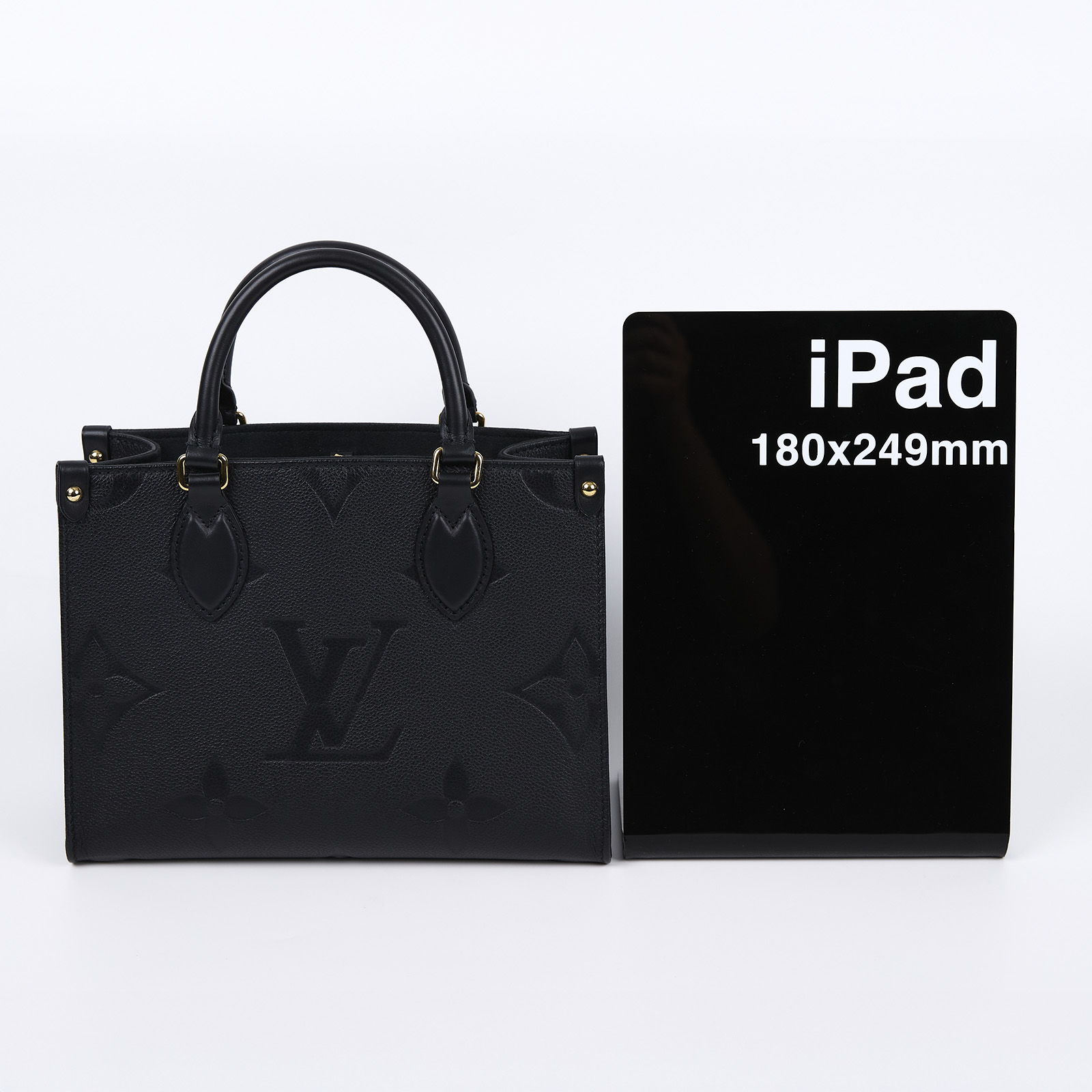 路易威登 LOUIS VUITTON OnTheGo PM 手提 肩背包 黑色 M45653 晶片款 原廠盒子/防塵袋/背帶
