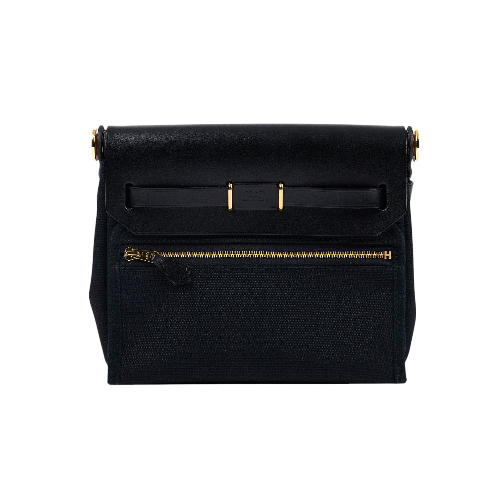 愛馬仕 Hermes Herbag Zip 20 金色五金 黑色 H086430CCAA W刻/ 黑HERBAG20 防塵袋/原廠盒子/購買證明影本