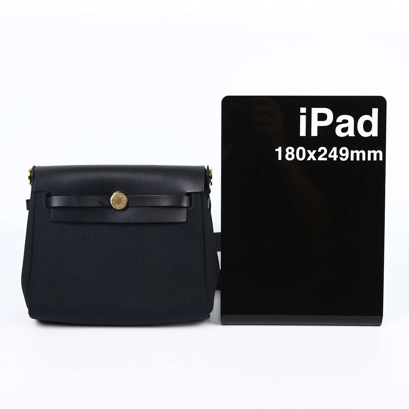 愛馬仕 Hermes Herbag Zip 20 金色五金 黑色 H086430CCAA W刻/ 黑HERBAG20 防塵袋/原廠盒子/購買證明影本