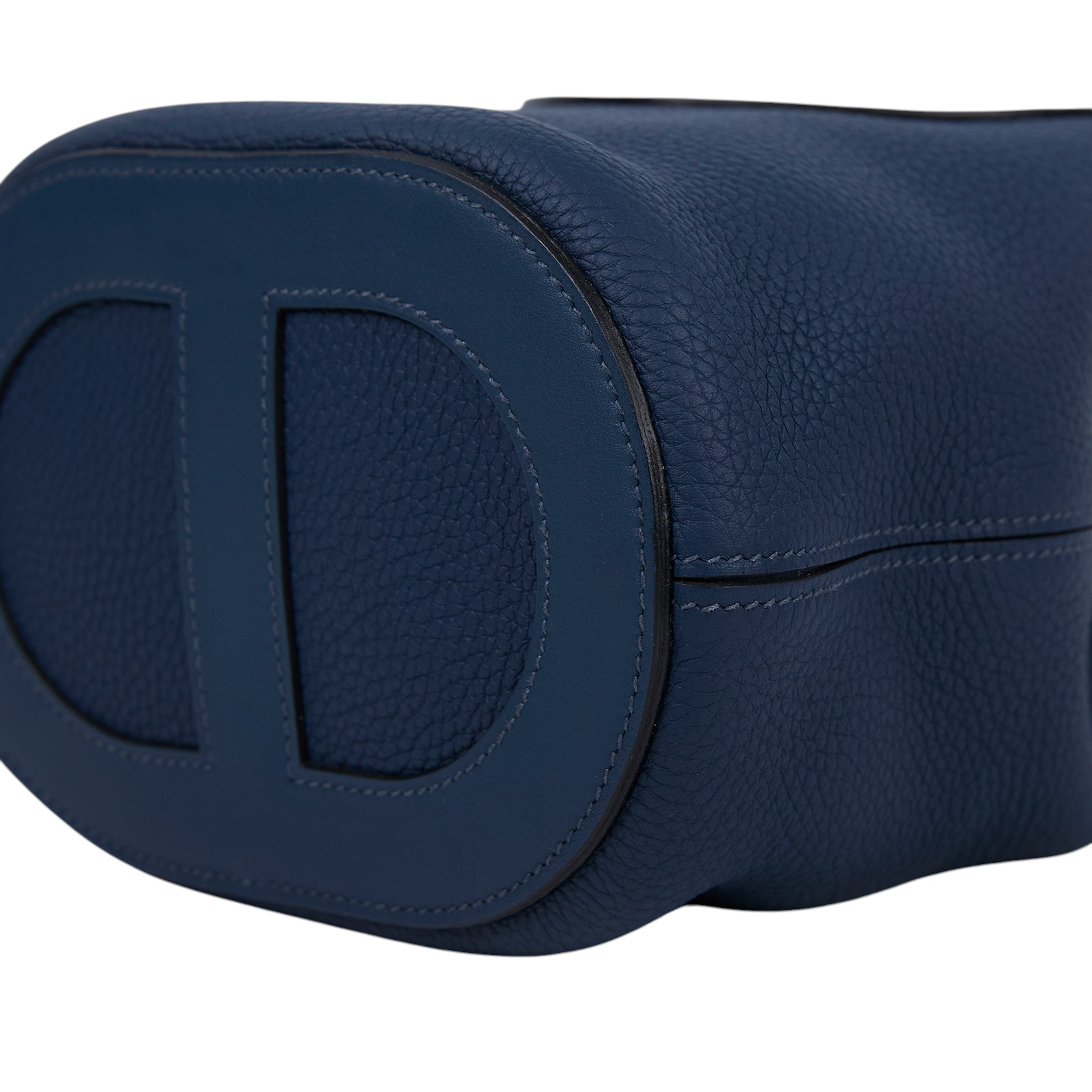 愛馬仕 Hermes In The Loop 18  豬鼻 菜籃子包 金色五金 普魯士藍 H084274CCAW /W刻  原廠盒子/防塵袋