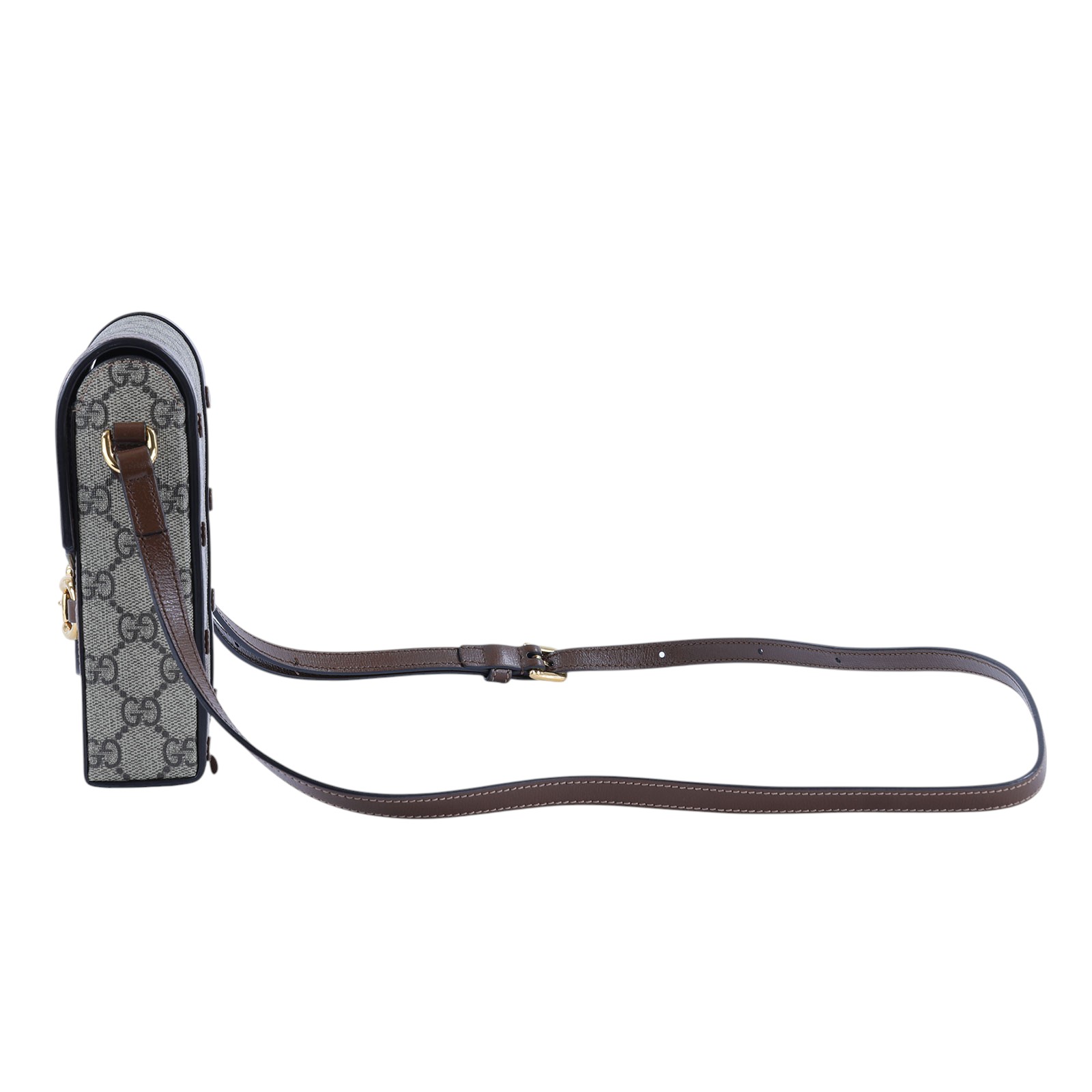 古馳 GUCCI 馬銜扣 1955 迷你袋 625615 棕Horsebit mini 迷你馬銜扣肩背斜背1955手機包 防塵袋