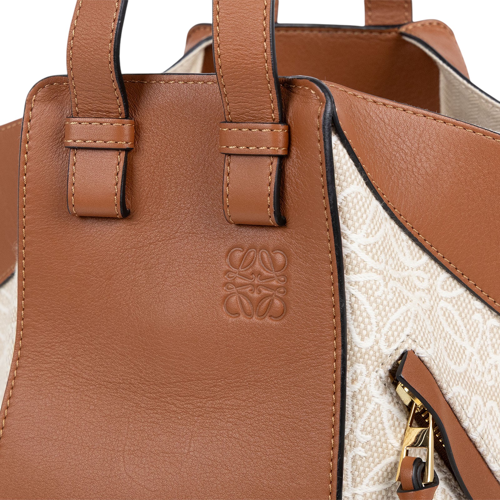 羅意威 LOEWE Compact Hammock bag 小牛皮 肩背 吊床包 A538H13X35  防塵袋