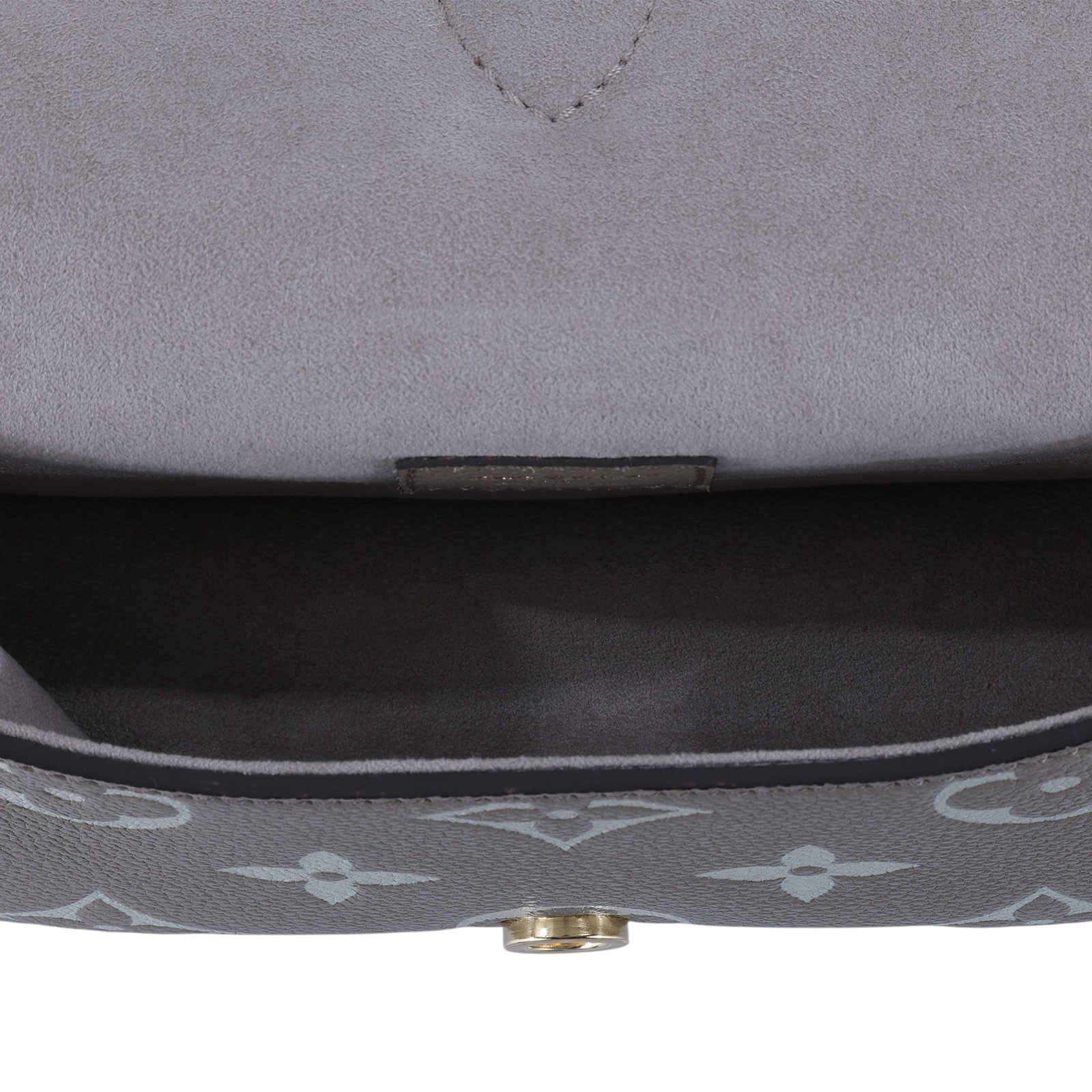 路易威登 LOUIS VUITTON Nano Diane 腋下包法棍 單肩背包 斑鳩灰 奶油色 M83300 晶片款  原廠盒子/防塵袋